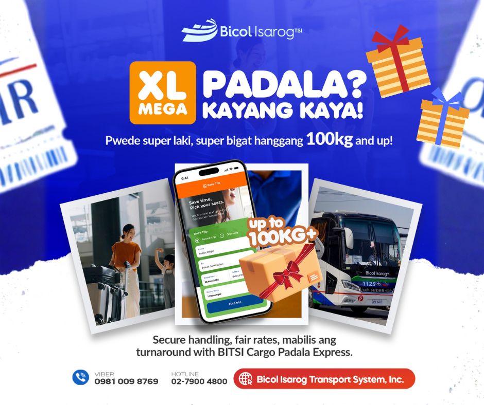Bicol - Time for XL MEGA PADALA! Mapa gifts, goodies, appliances, or ...