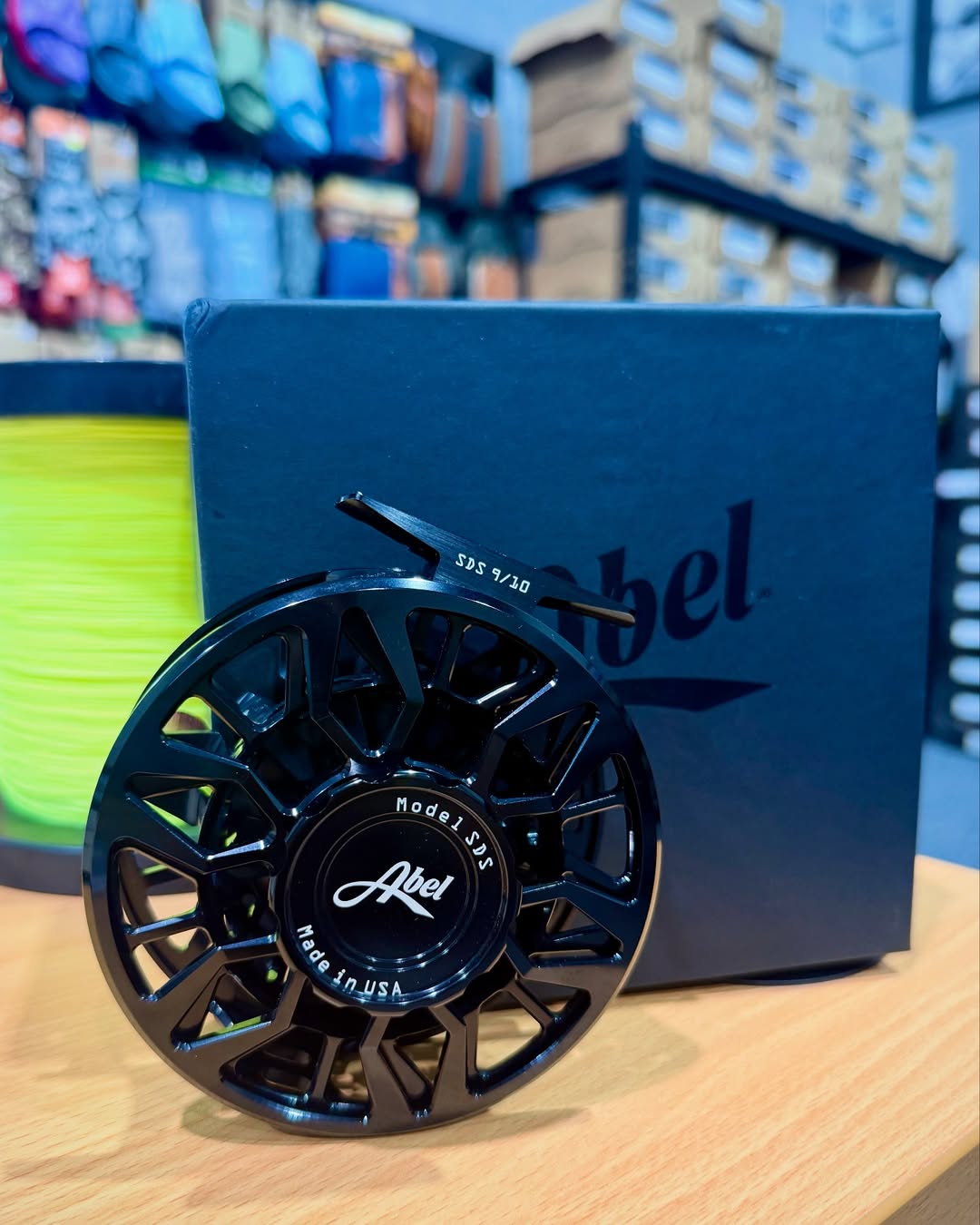 Taglia Lenza Abel Reels Nipper – Nero, In Alluminio, Per Pesca A Mosca