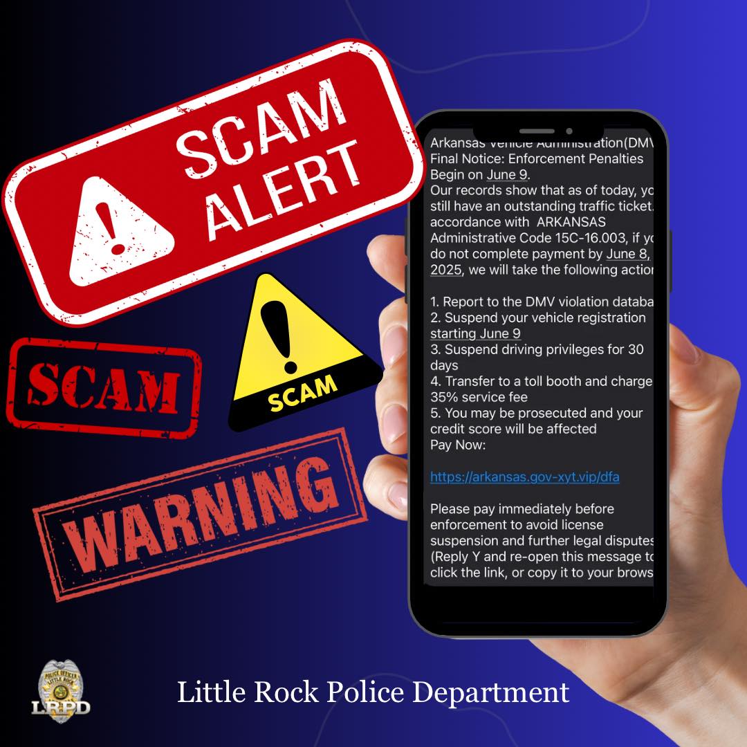 🚨 SCAM ALERT 🚨 The Little... - Little Rock Police Department | Facebook