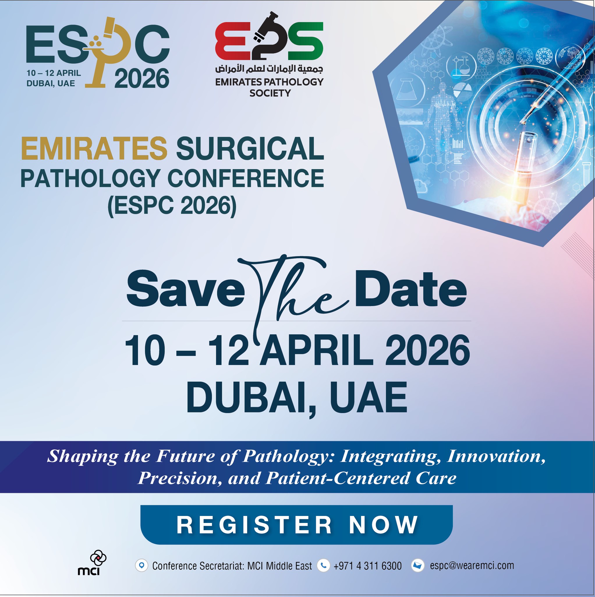 Emirates - 📅 Save the Date 🔬 Emirates Surgical Pathology Conference ...
