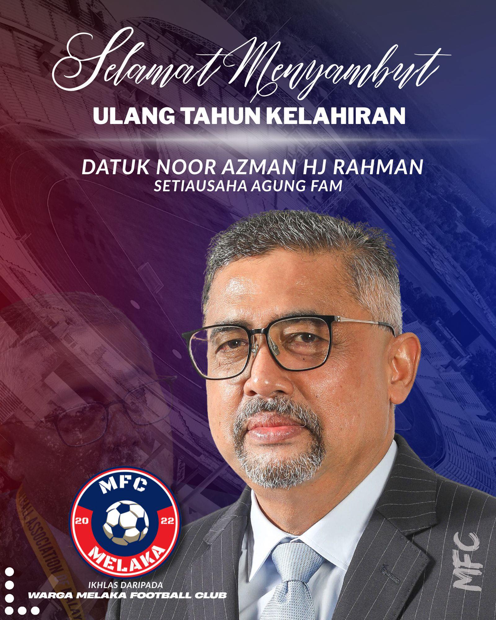 Selamat menyambut ulang tahun... - Melaka Football Club | Facebook