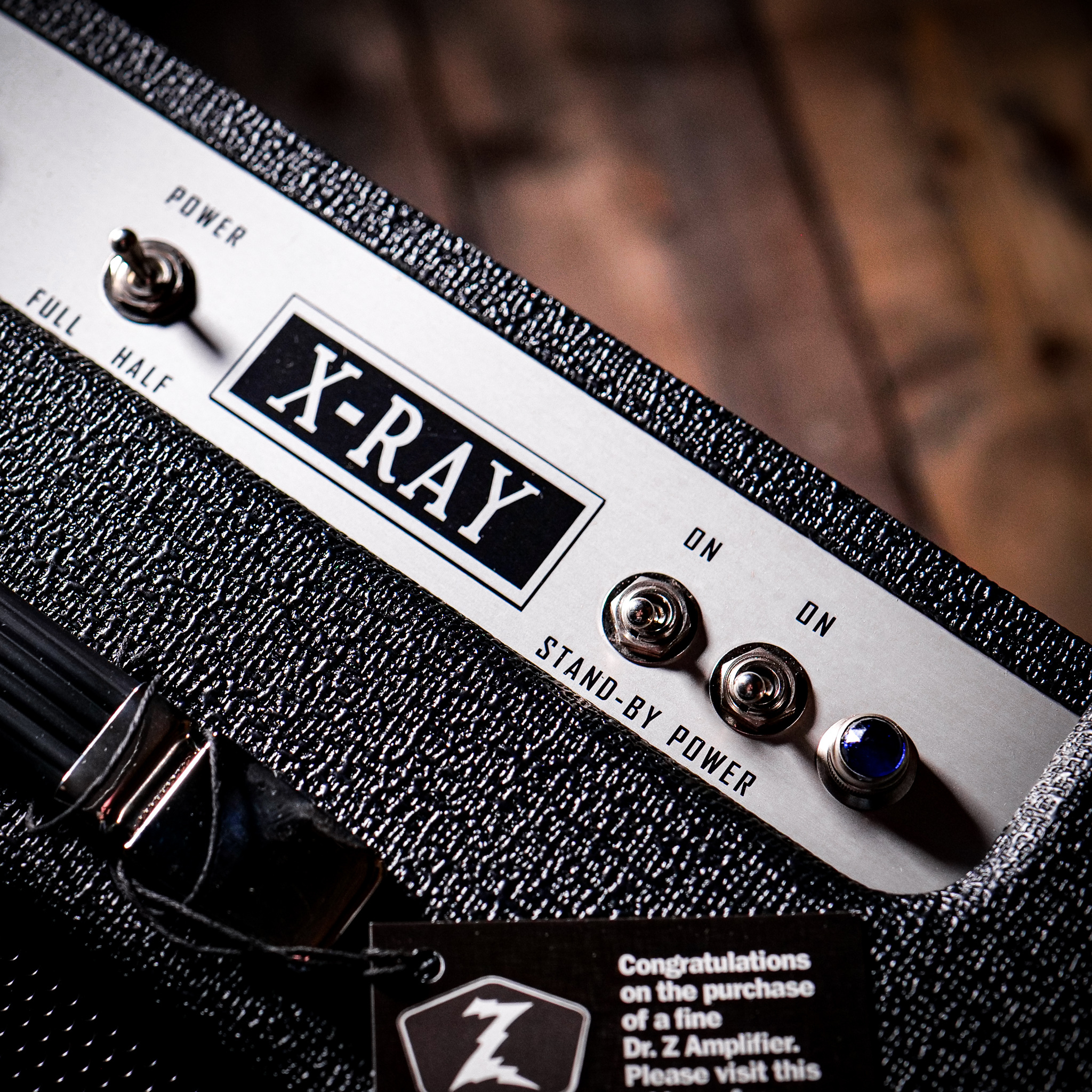 The Dr. Z X-RAY blends the sparkle of the Stang Ray with the rich