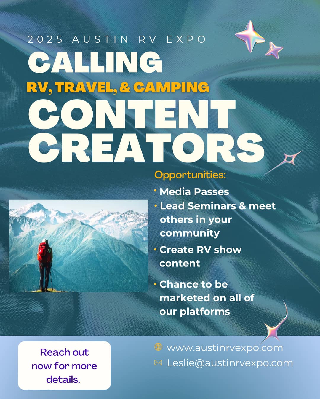 Central - Tag your favorite content creator! 🫶🏼 Calling all RV/Camping ...