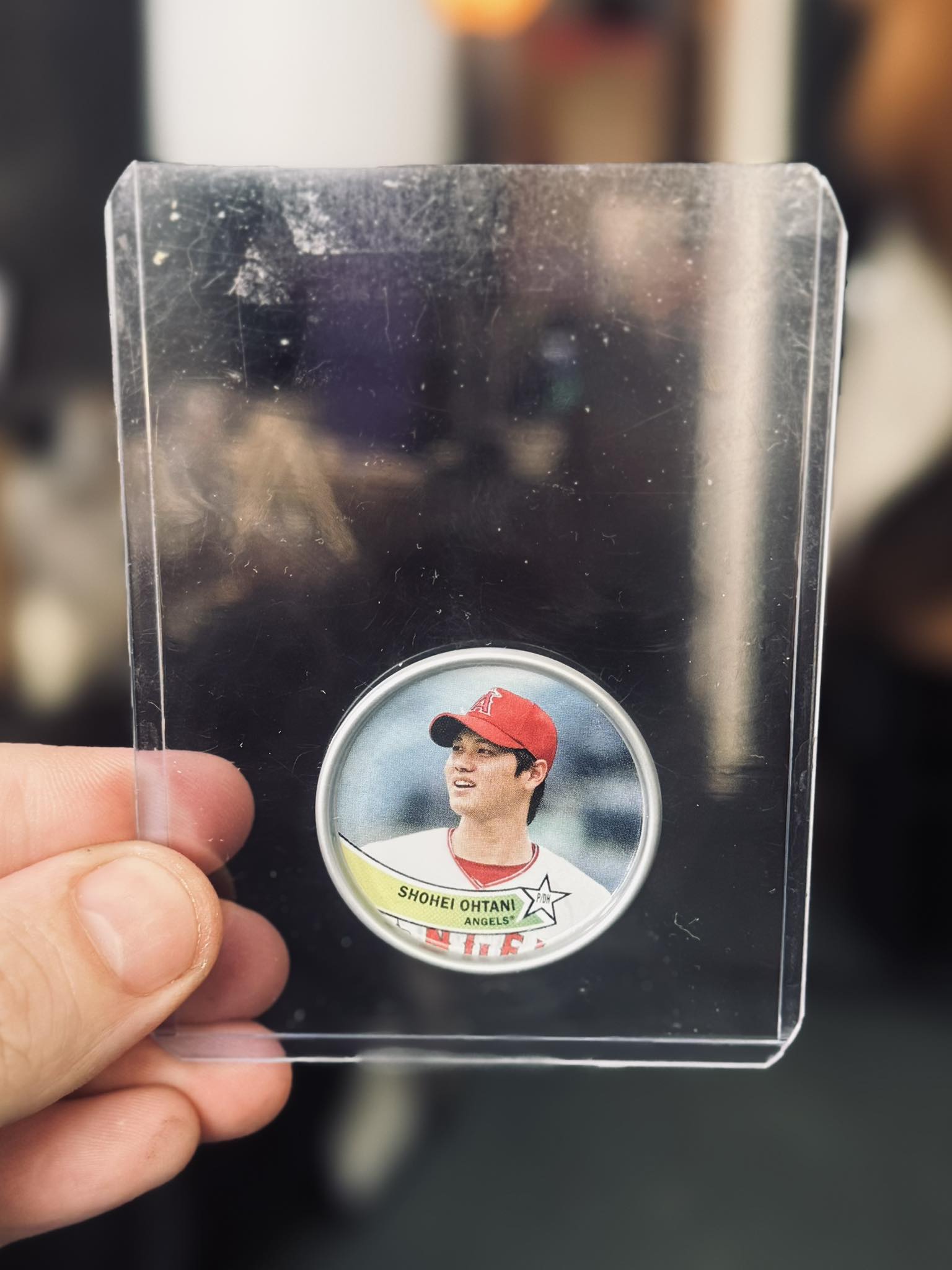 Found 2018 Topps Archives Shohei Ohtani RC coin