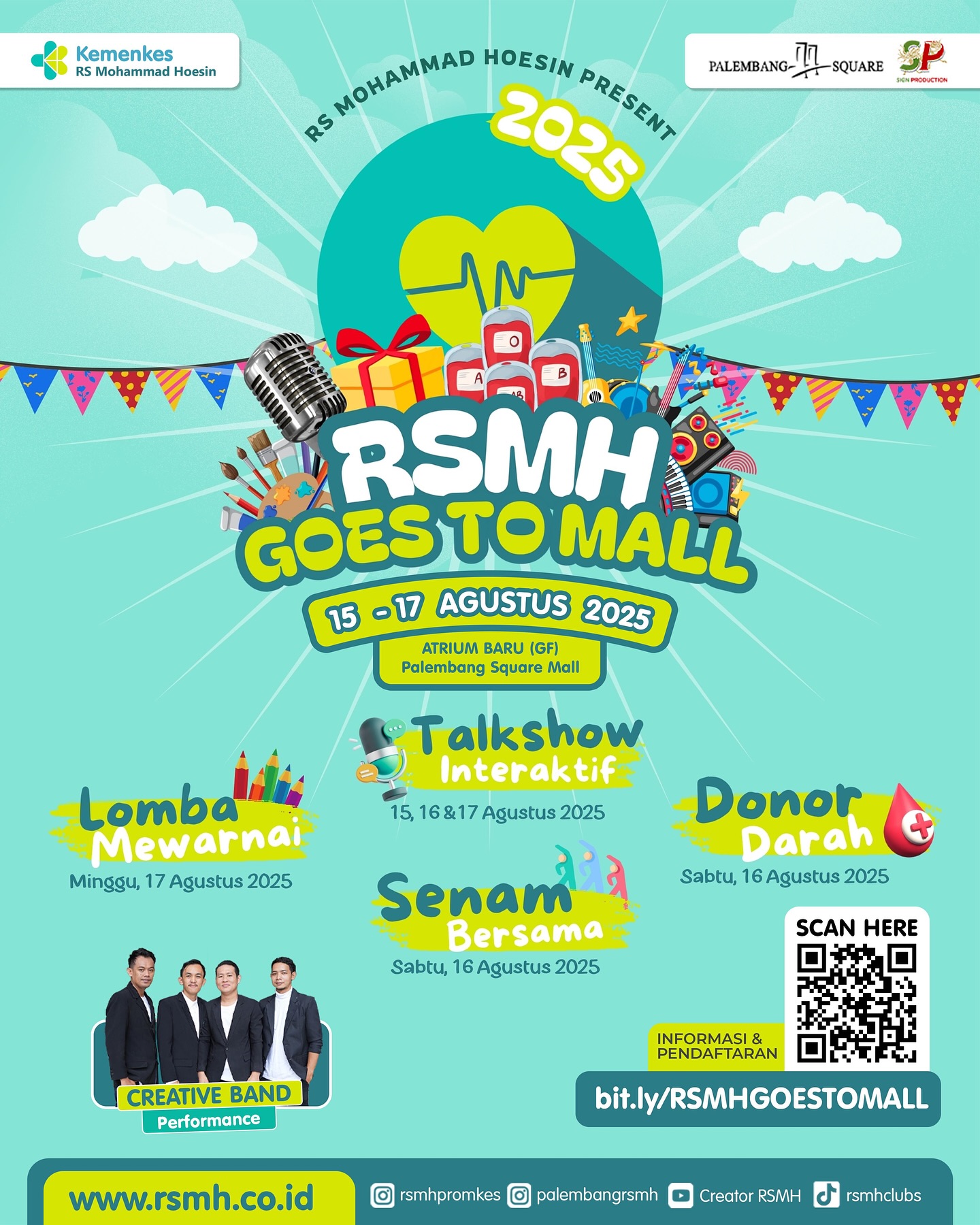 Rsmh Palembang - 🎉 RSMH GOES TO MALL!🎉 Hoesiner’s! Yuk... | Facebook