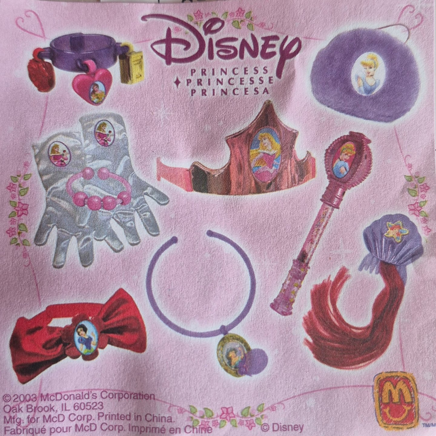 2003 Disney Princess set of 8... - Fast Food Toy Reviews | Facebook