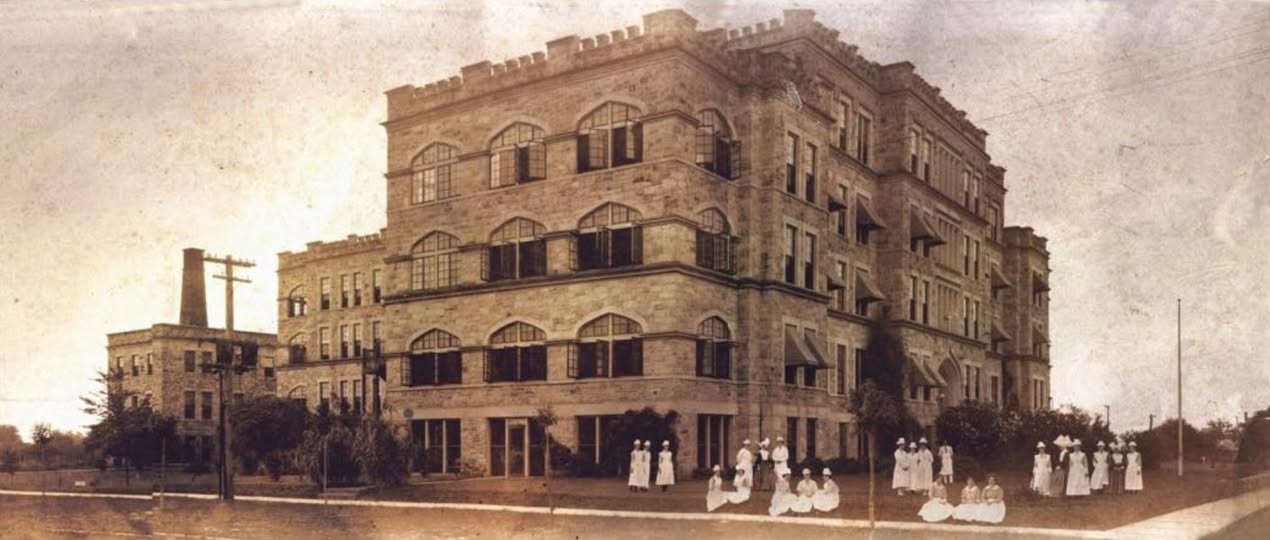 Sacred Heart hospital history and early facilities