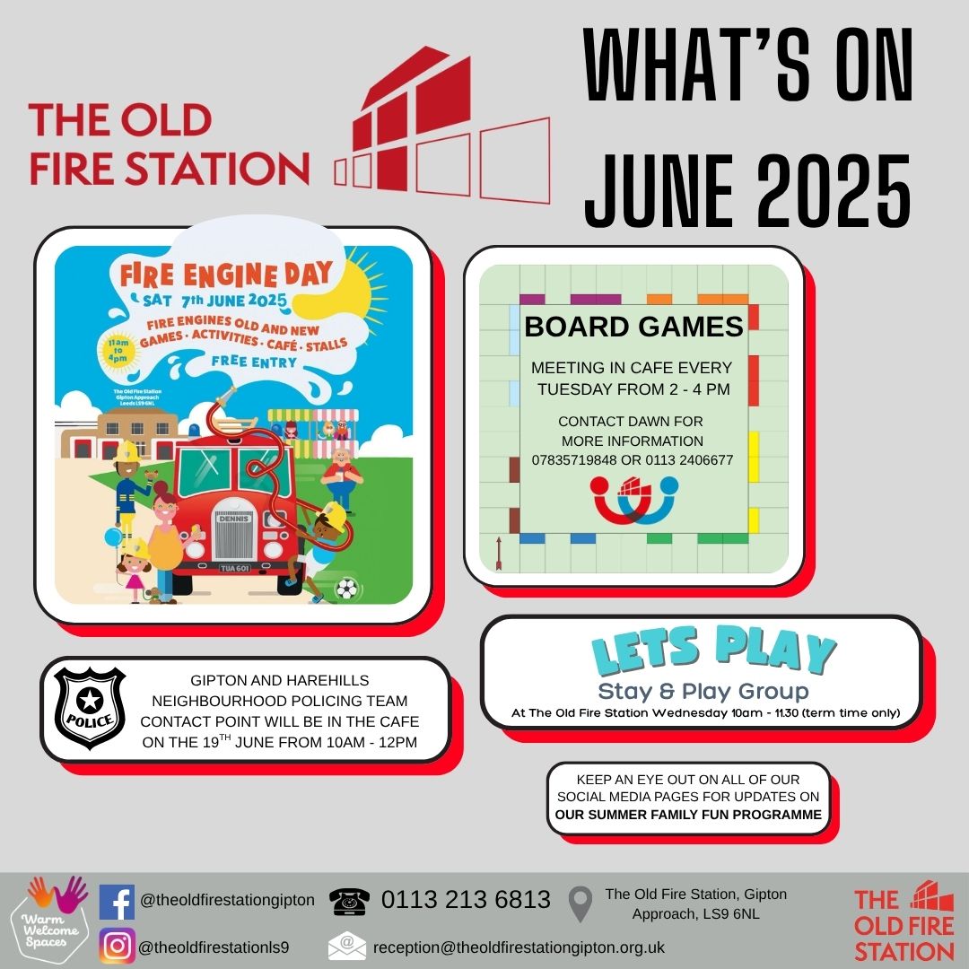 The Old - 🔥 What’s On at The Old Fire Station – June 2025 🔥 We’ve got ...
