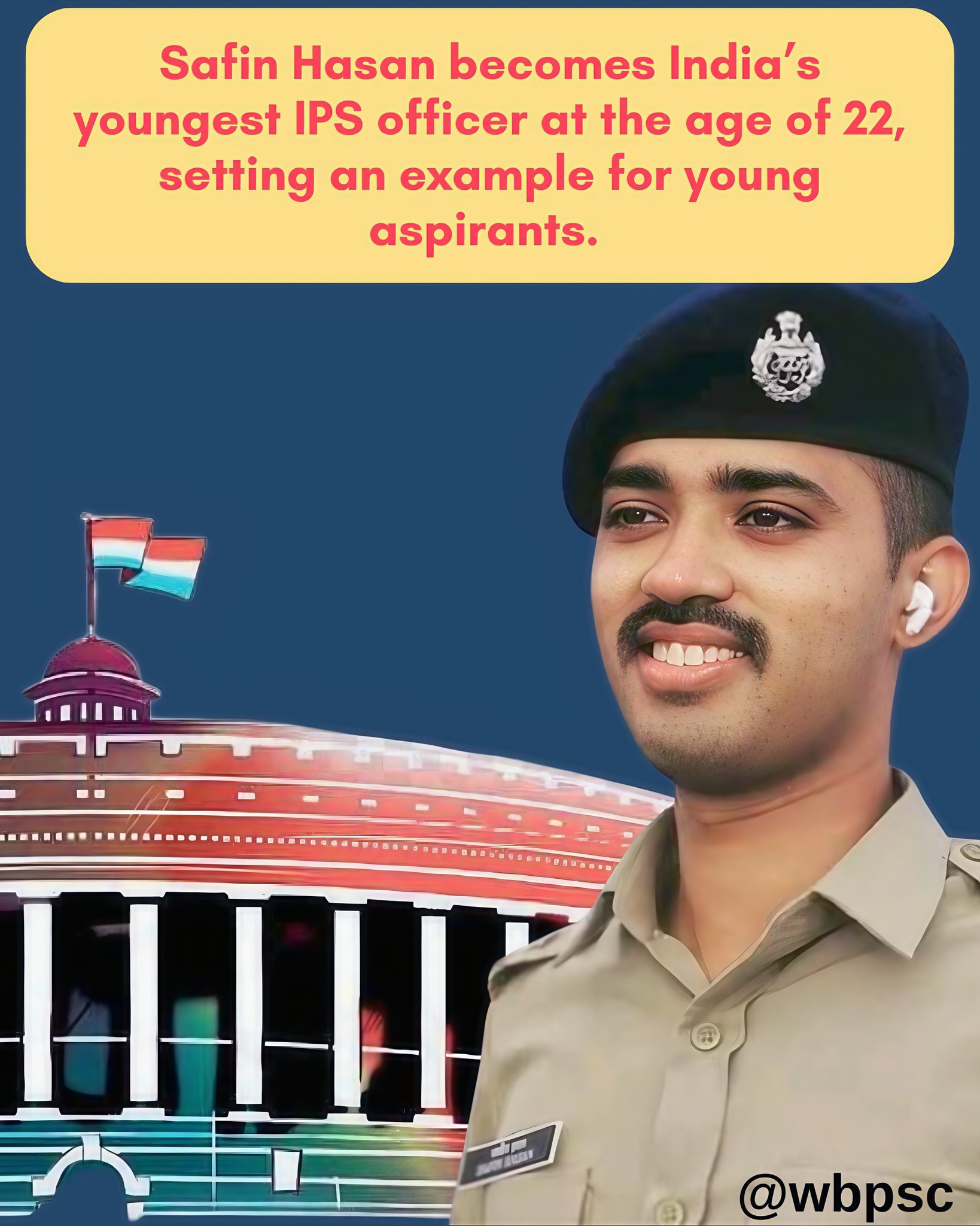 WBPSC - Meet Safin Hasan: India’s Youngest IPS Officer at 22 🚔🇮🇳 ...