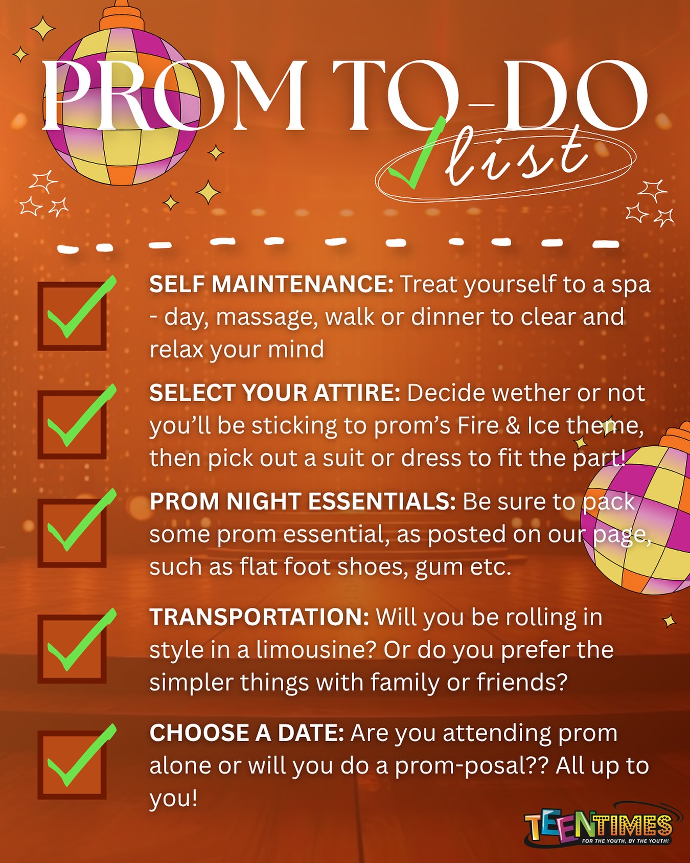 Teen - With prom things can get a little hectic, which is why a prom ...