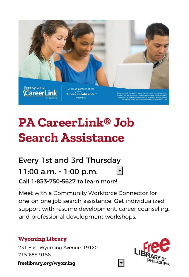 Wyoming - Meet with a Community Workforce Connector from 11:00 a.m. to ...