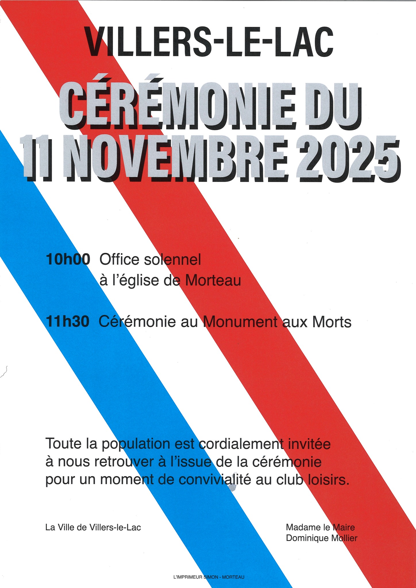 Ville - [CÉRÉMONIE DU 11 NOVEMBRE] Tous les citoyens de la commune sont ...
