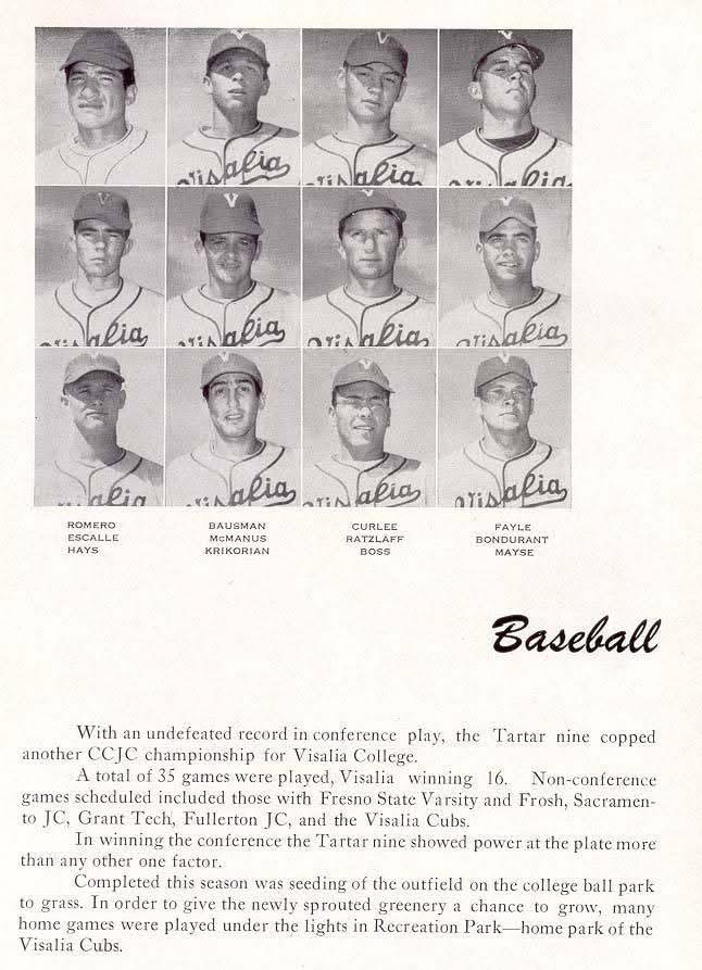College of the Sequoias Baseball | Visalia CA