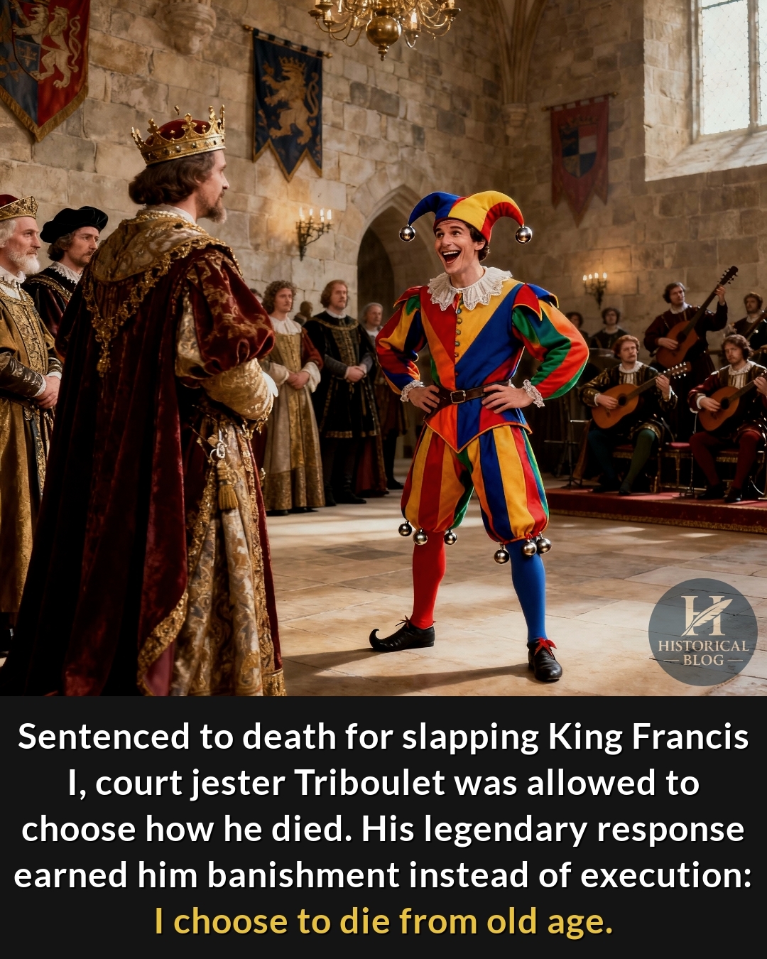 Historical - A court jester for the French king once talked his way out ...
