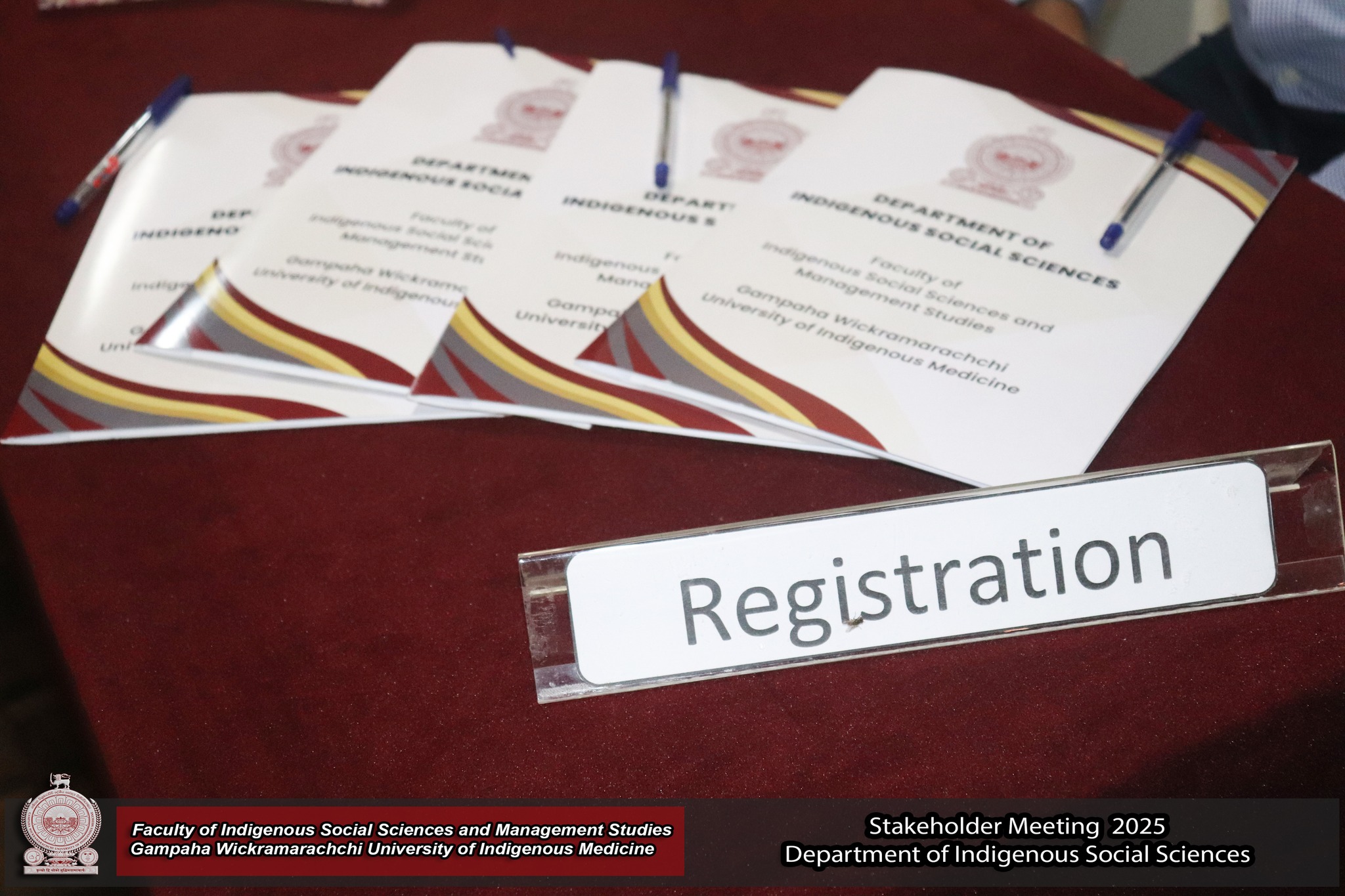 The Department of Indigenous Social Sciences of the Faculty of ...