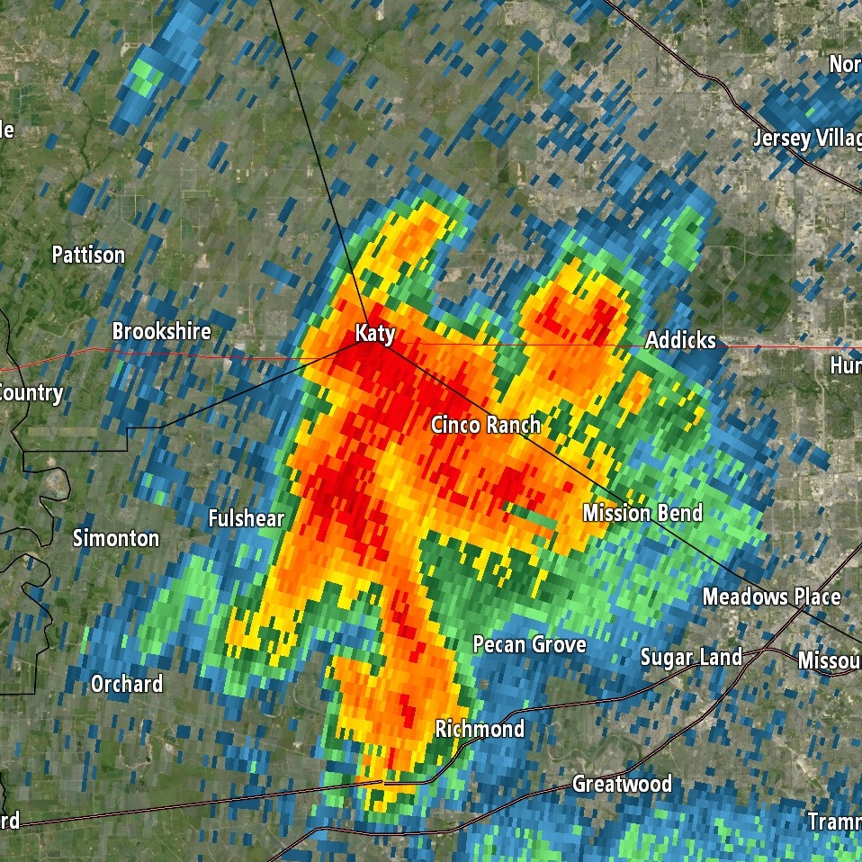 Telemundo - 6 PM Se mantienen algunos aguaceros y tormentas entre Katy ...