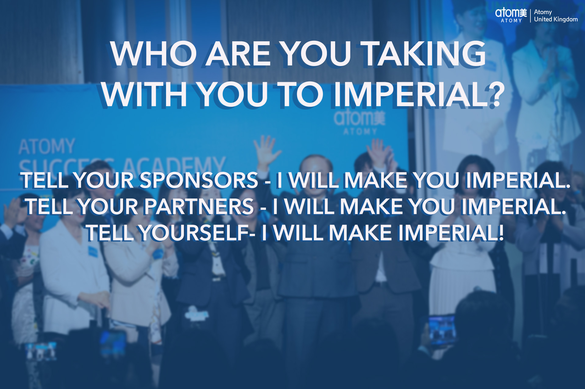 Atomy - Who’s on your Imperial journey? 👑 Park Han Gill once said ...