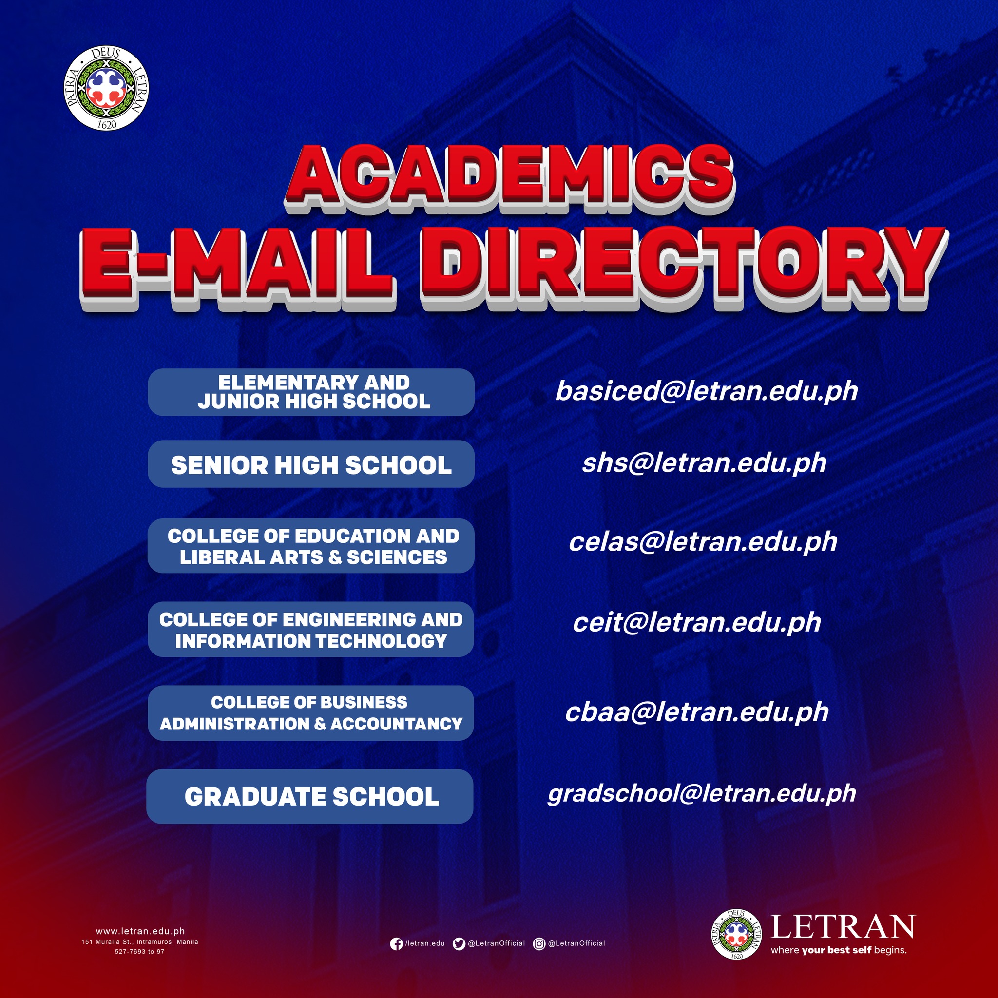 Colegio de San Juan de Letran | Manila