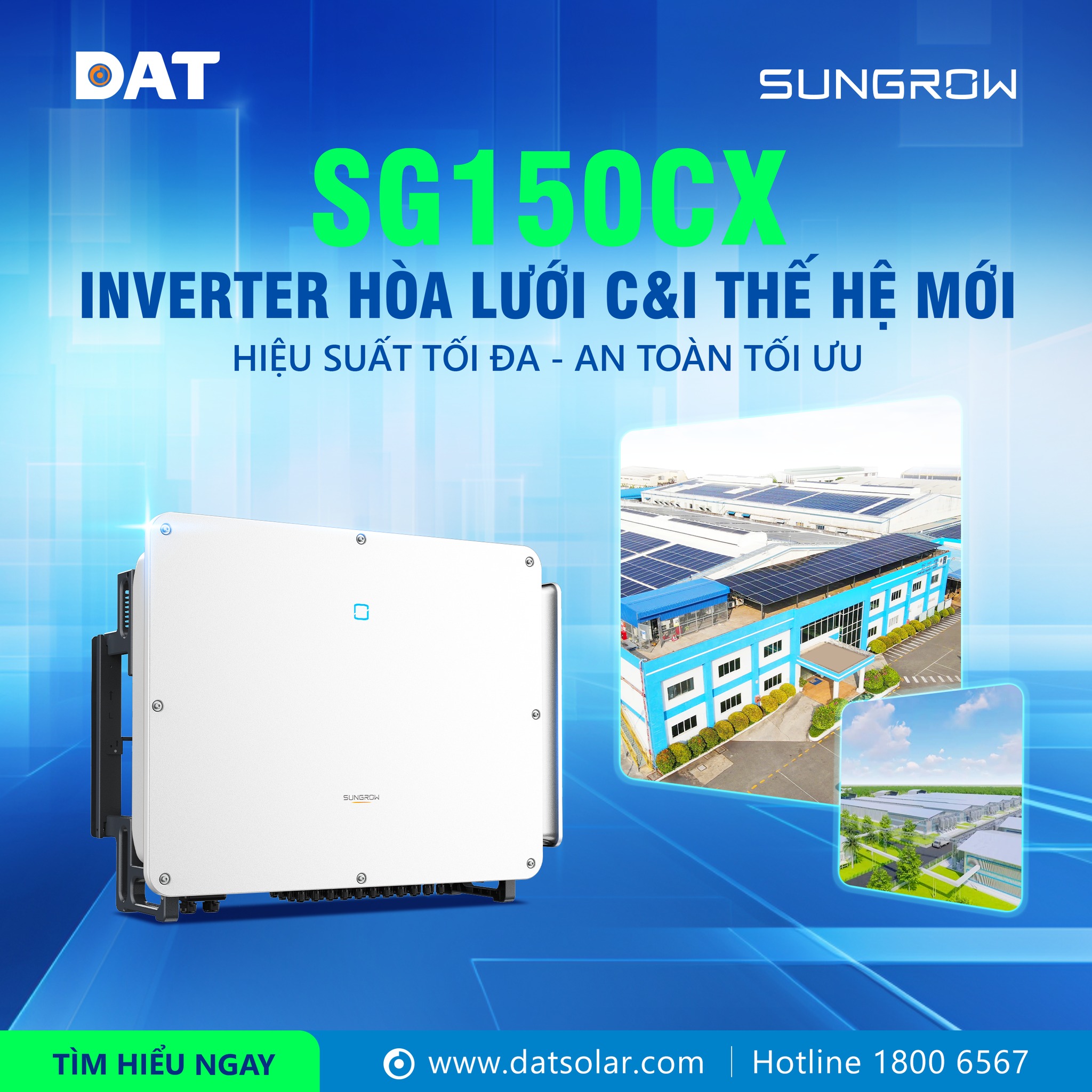 DAT - 🆕 RA MẮT SG150CX – BIẾN TẦN HÒA LƯỚI THẾ HỆ MỚI CHO DỰ ÁN C&I 💡 ...