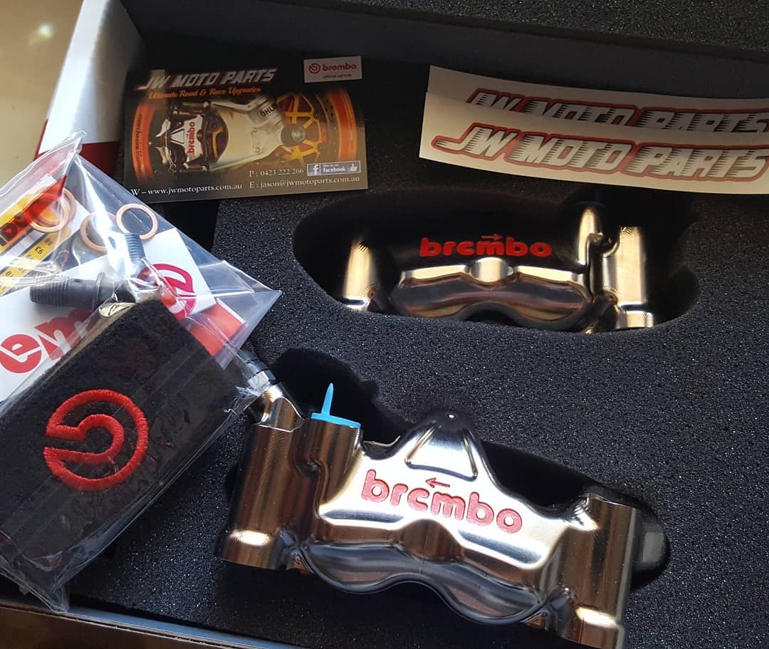 JW Moto Parts - 🏁Brembo GP4-RX billet calipers and T-Drive... | Facebook