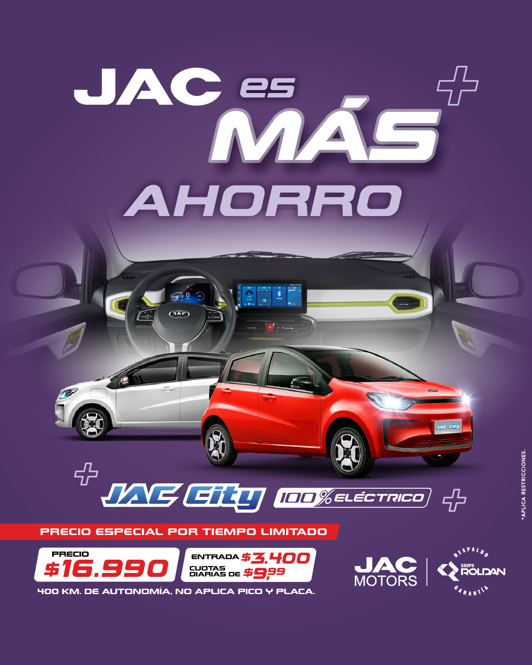 JAC Ecuador - ⚡🚙 Eficiente para la ciudad y amigable con... | Facebook