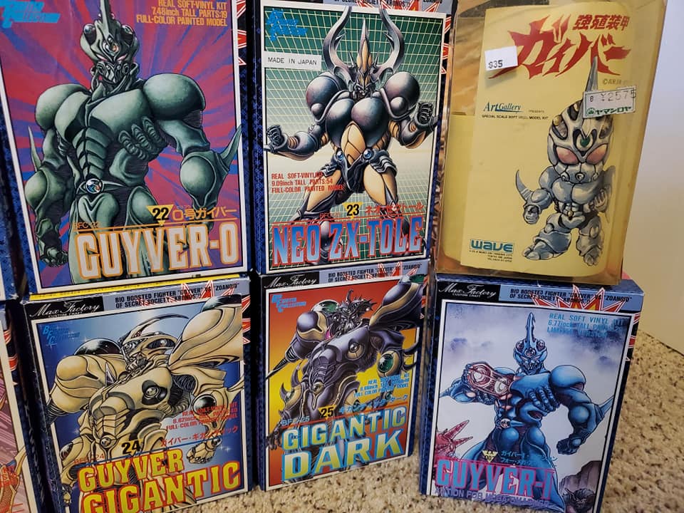 The Guyver vinyl model I did a while back. I believe it was from