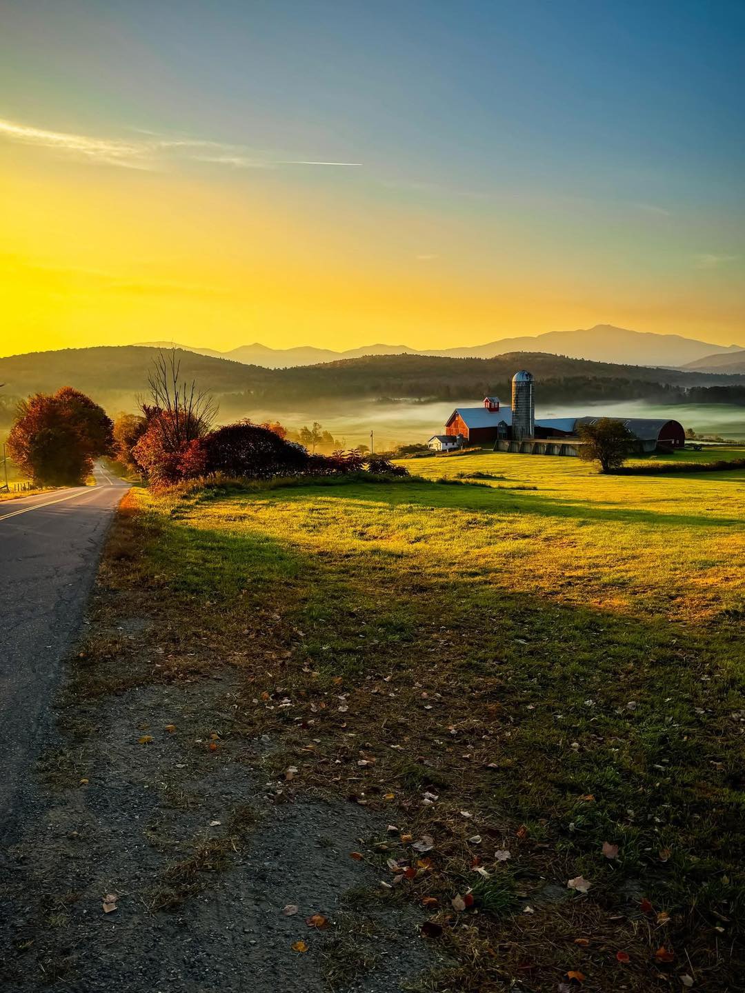 A golden morning on Tinker Farm in... - The Real Vermont | Facebook