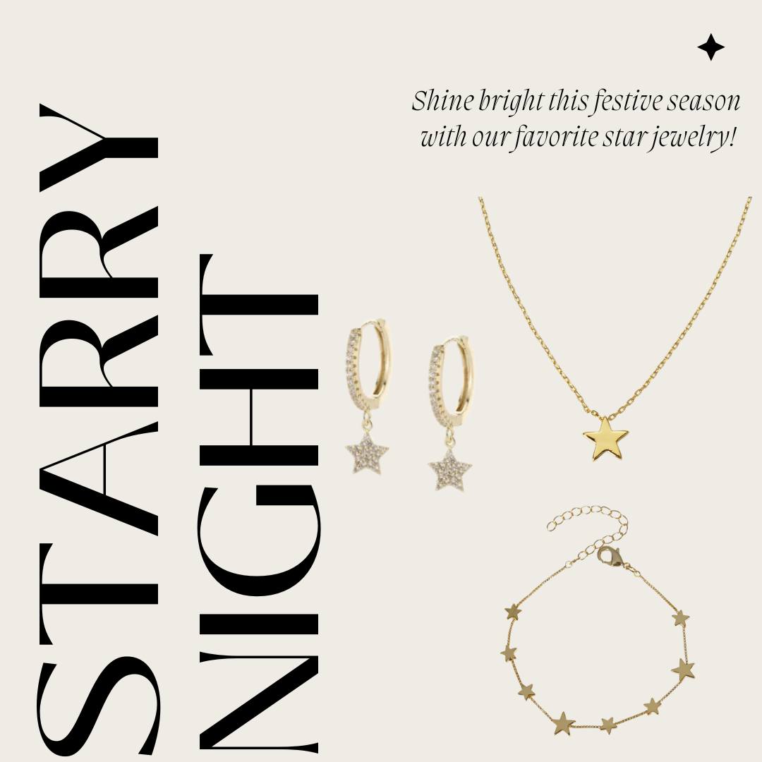 Shine bright this festive season with our favorite star jewelry 