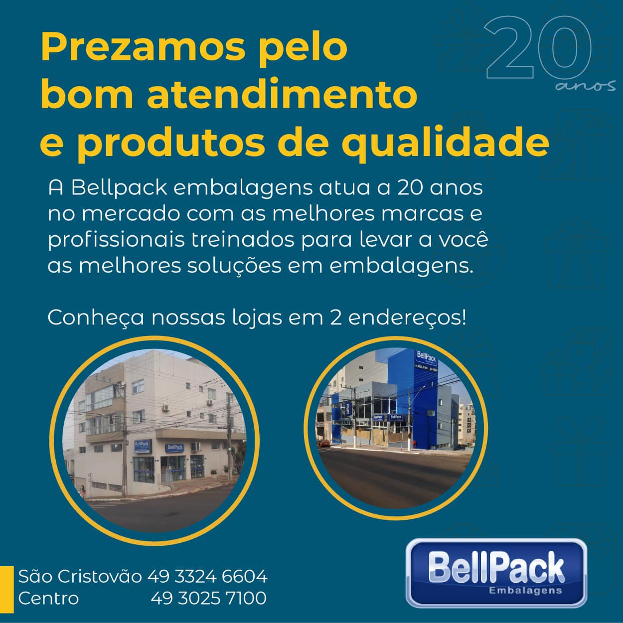 Prezamos pela qualidade dos produtos... - Bellpack Embalagens