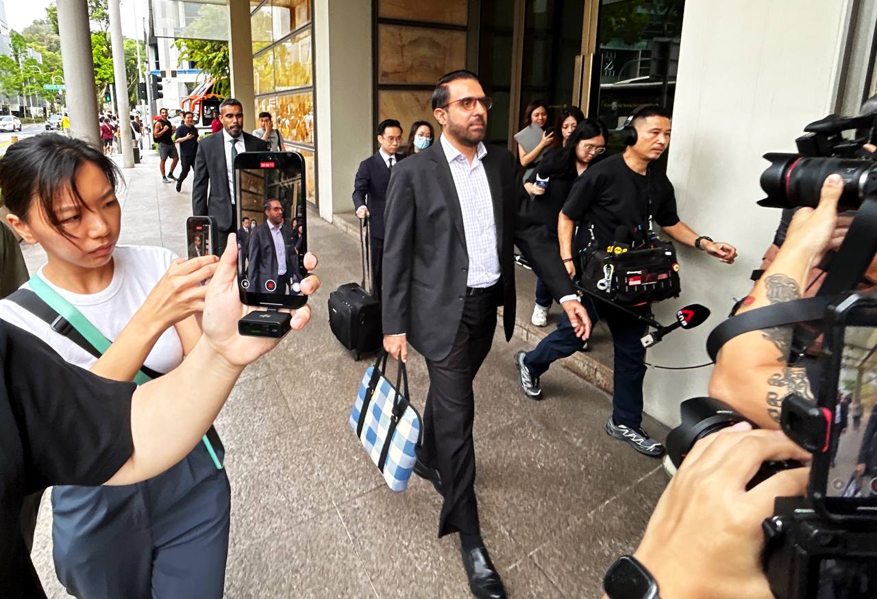 The Straits - WP chief Pritam Singh has arrived at the Supreme Court ...