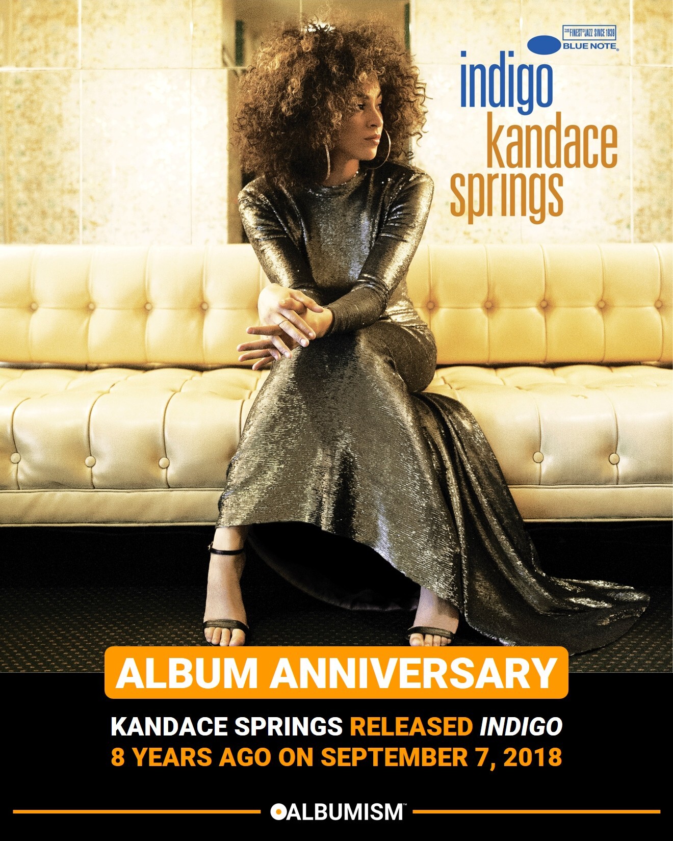 Kandace Springs released 'Indigo' 8 years ago on September 7, 2018.