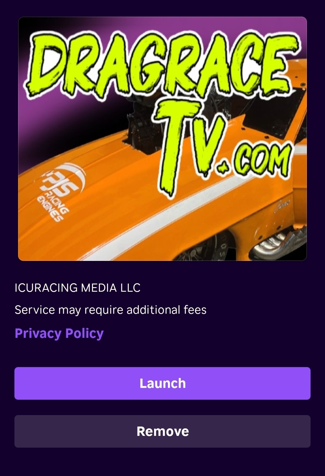 Rockingham - Live feed on Roku via the Drag Race TV app to watch ...