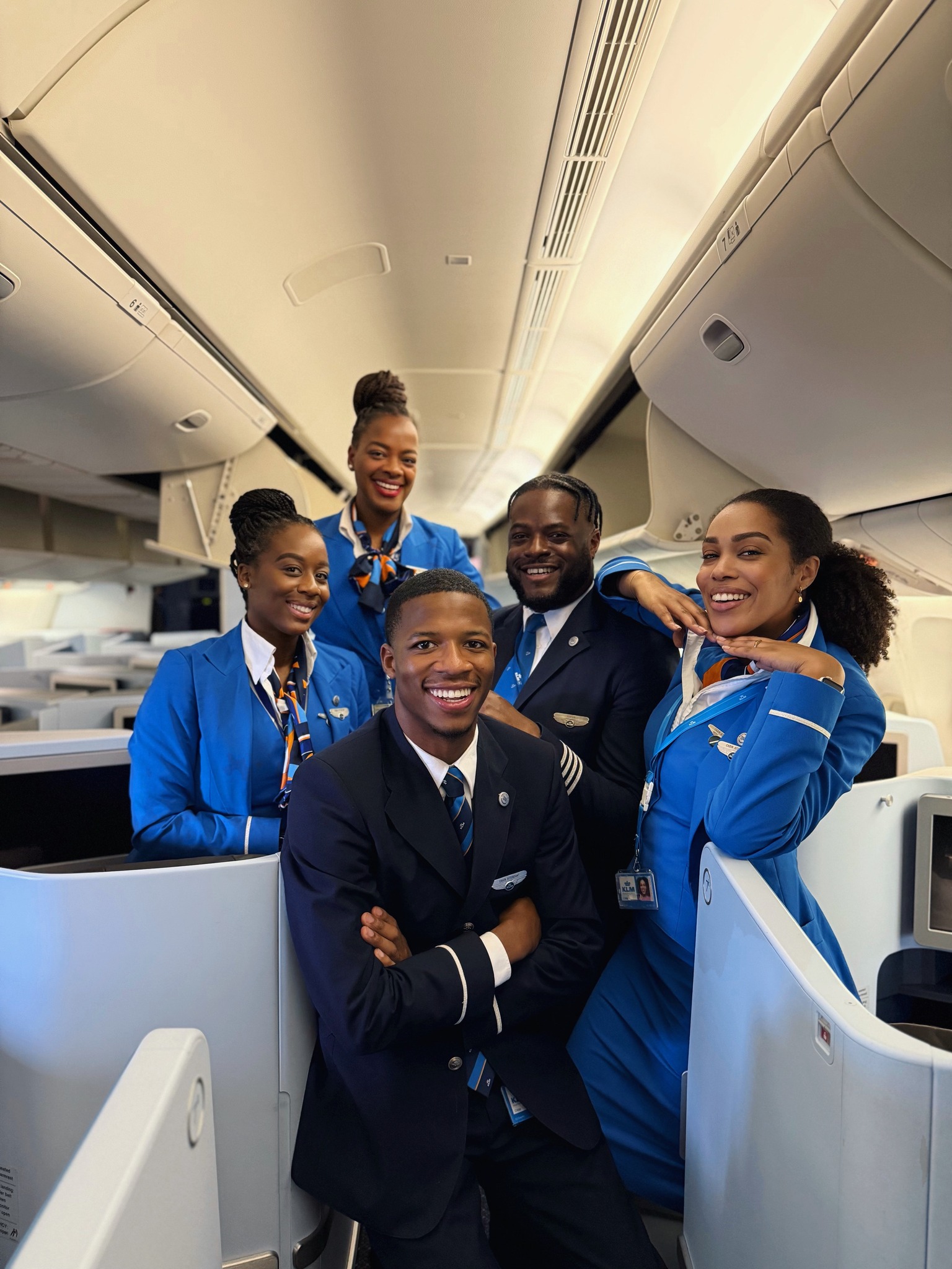 KLM - Our committed KLM crew is all set to ensure a smooth flight to ...