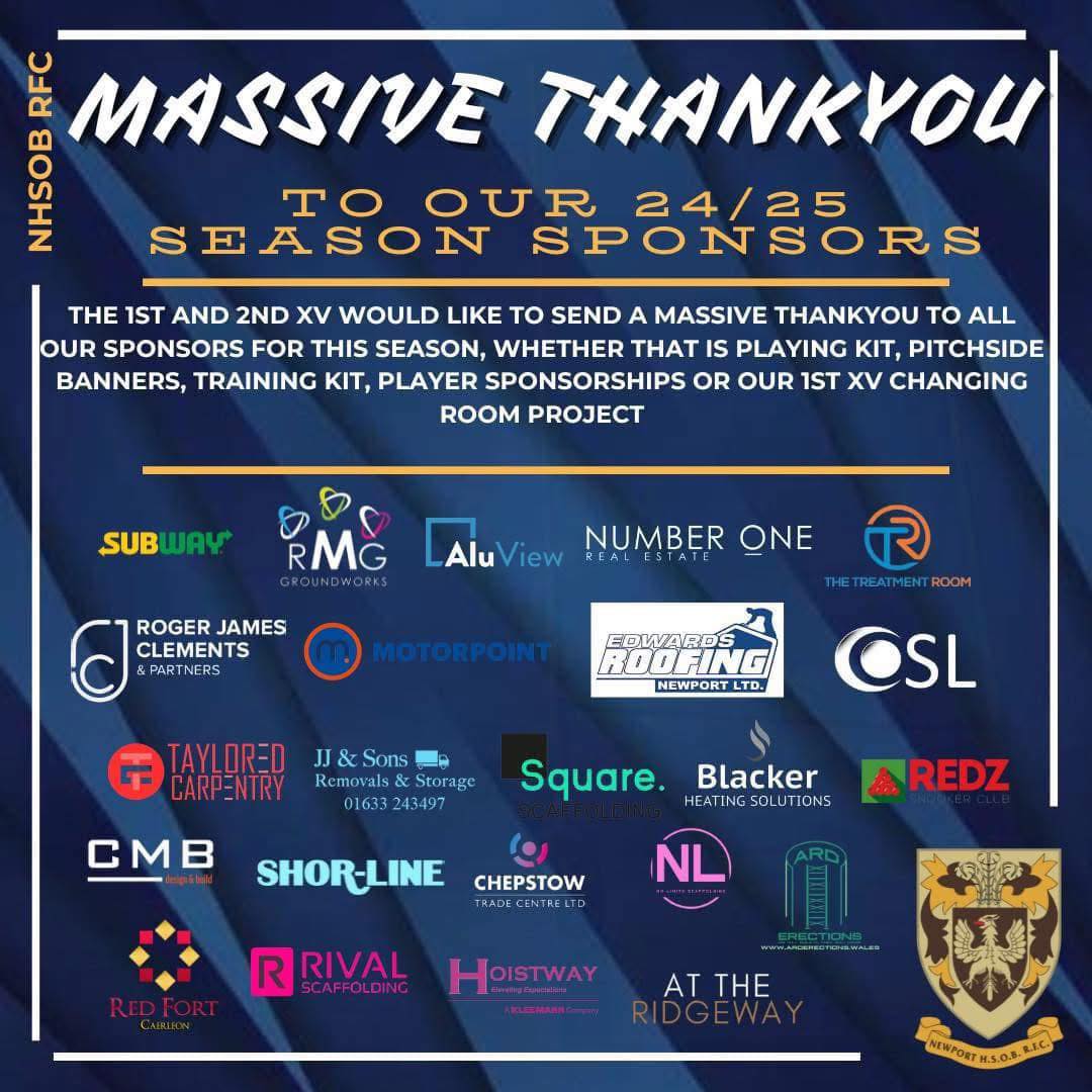 As we conclude our Senior teams seasons... - Newport HSOB RFC | Facebook