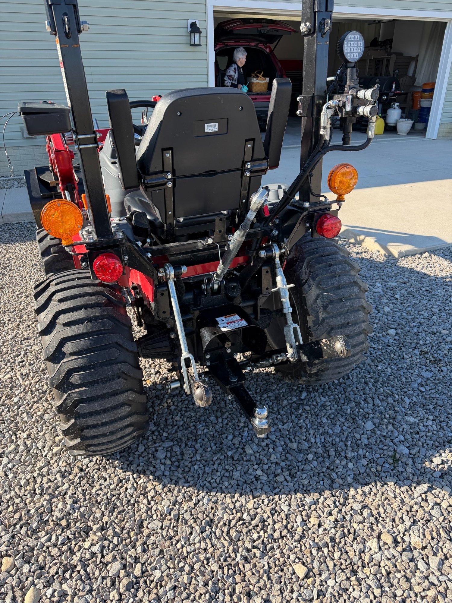Rural King RK24 Compact tractor, Front Loader, Finish Mower - Lawn ...