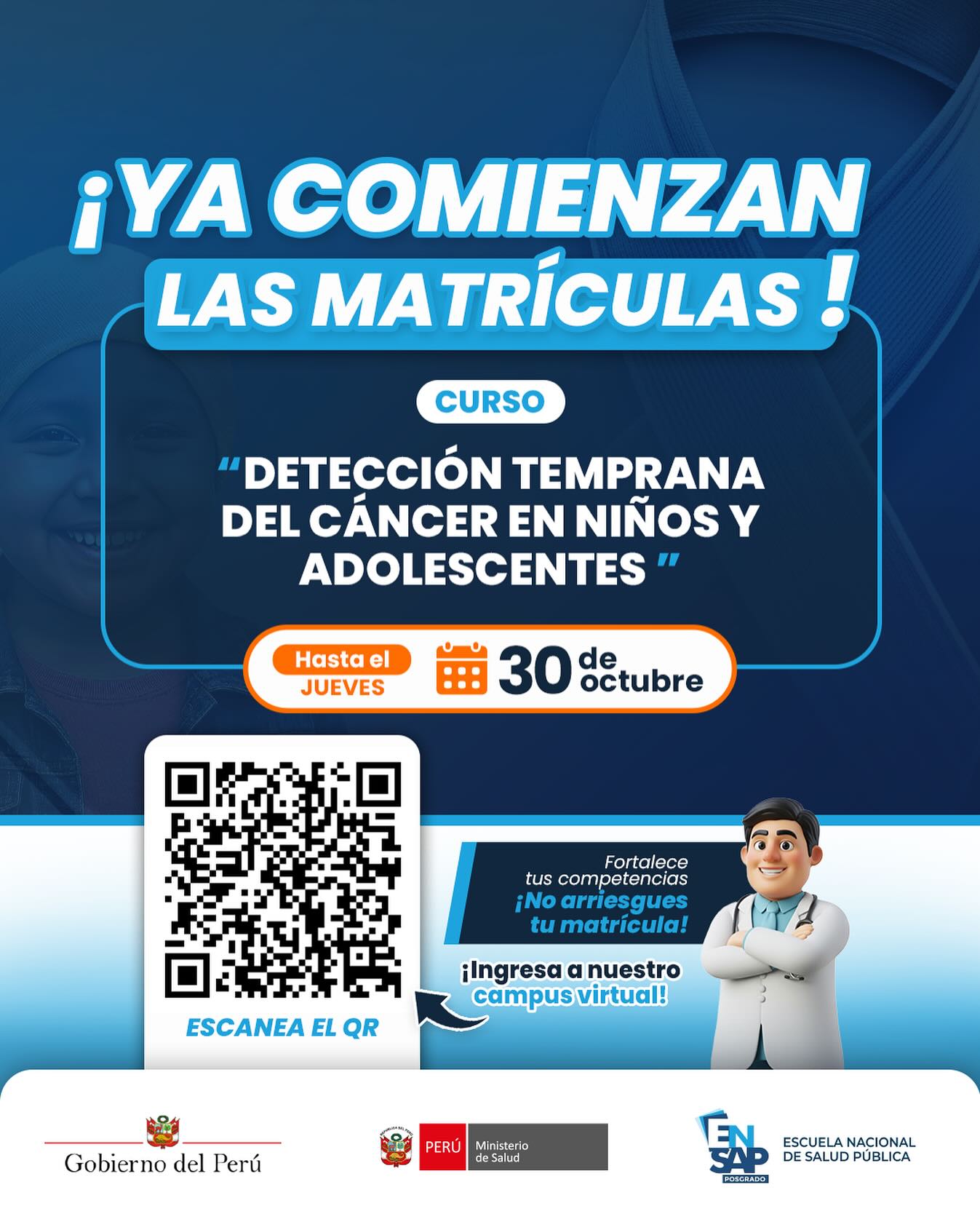 Escuela - 🎓 ¡Ya puedes matricularte! Curso: “Detección temprana del ...