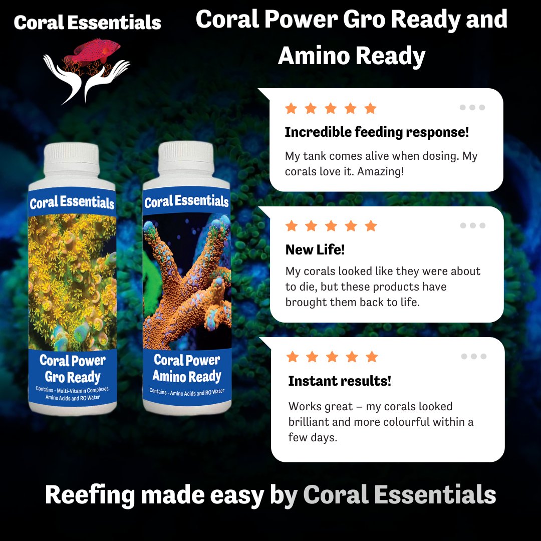 Coral Essentials - Looking for enhanced coral growth? An easy dosing ...
