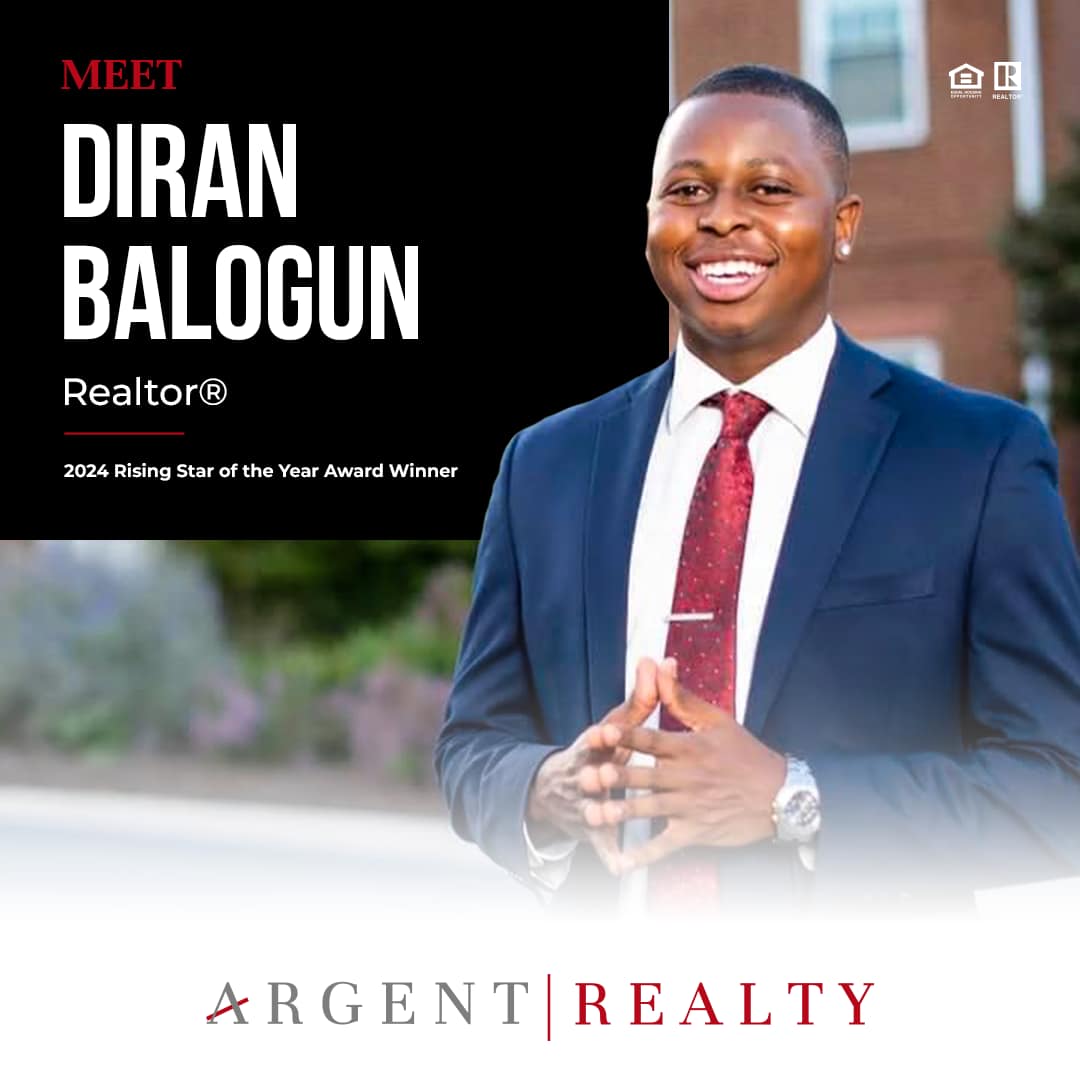 Argent Realty - Meet Diran Balogun—one of the DMV’s... | Facebook
