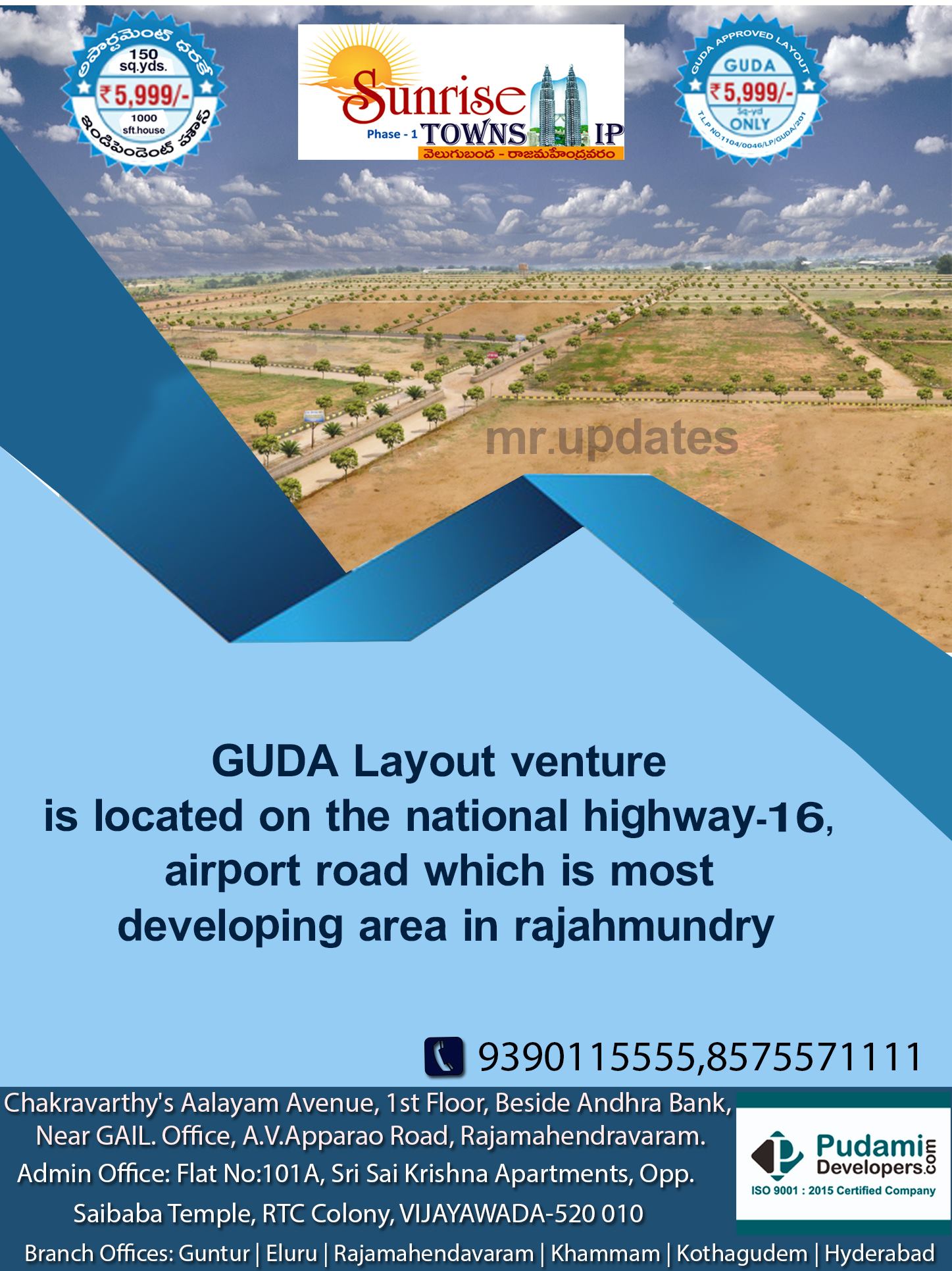 GUDA Layout venture is located on the... - Sunrise Township