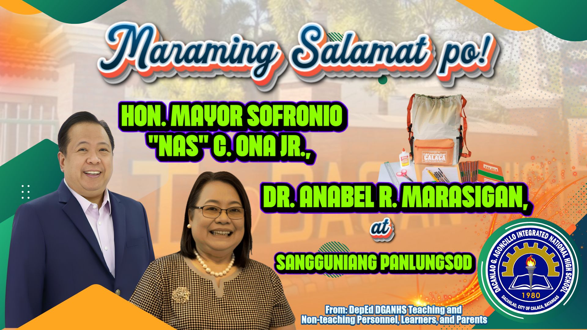 DepEd Tayo - Youth Formation - Dacanlao Gregorio Agoncillo NHS | Balayan