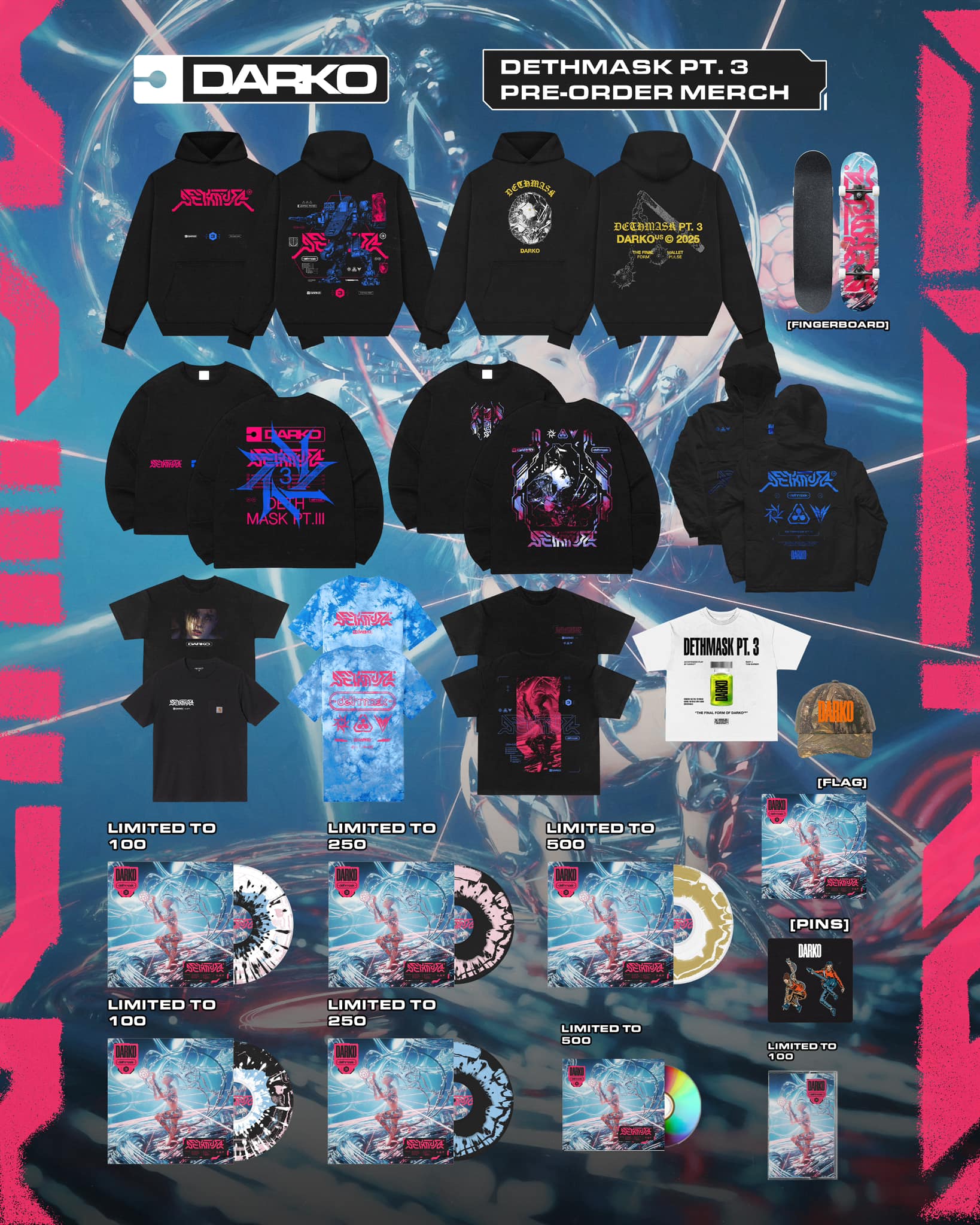 pre orders are now live // DETHMASK 3 // 2-5-25