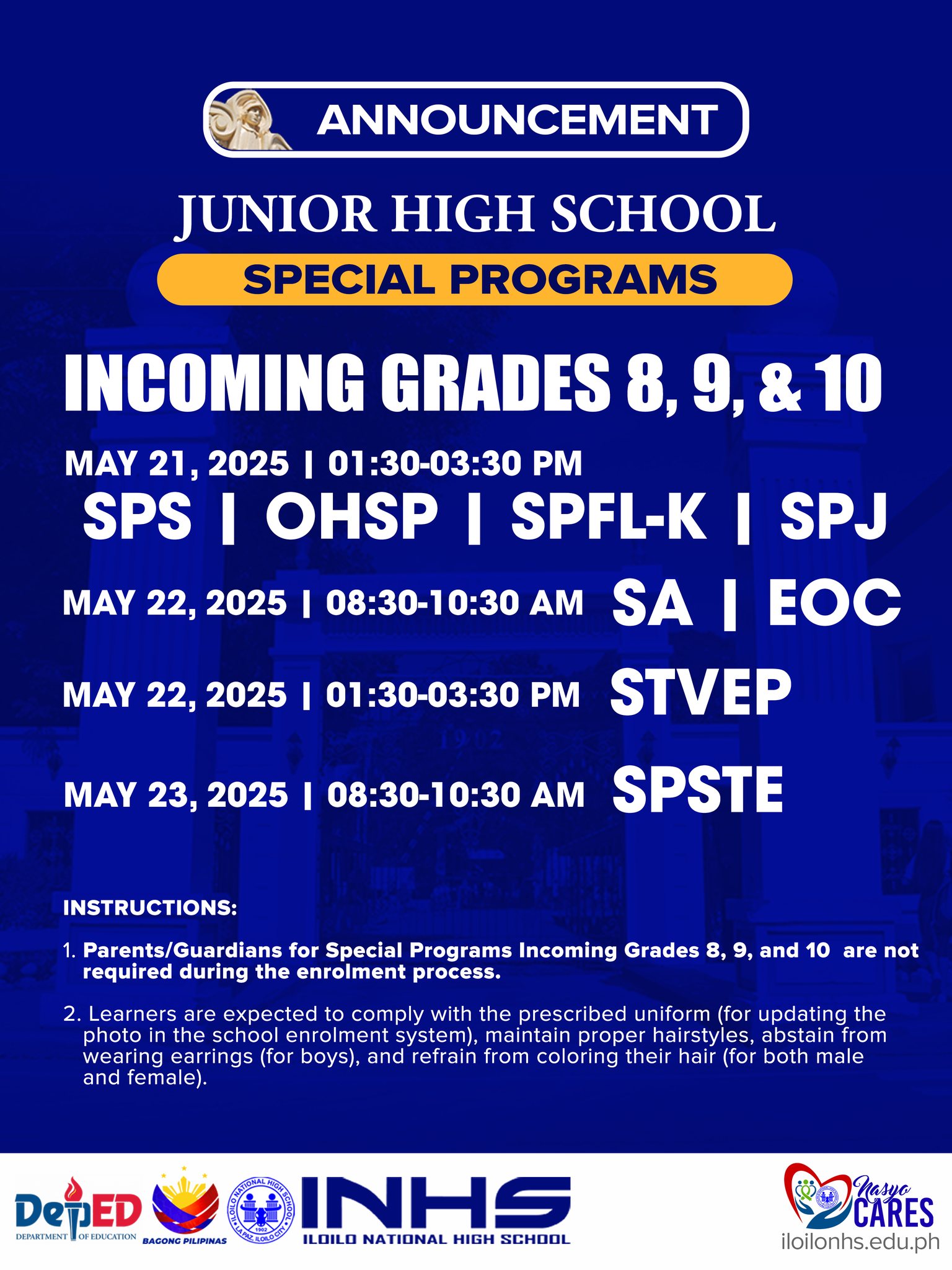 Iloilo National High School | Facebook