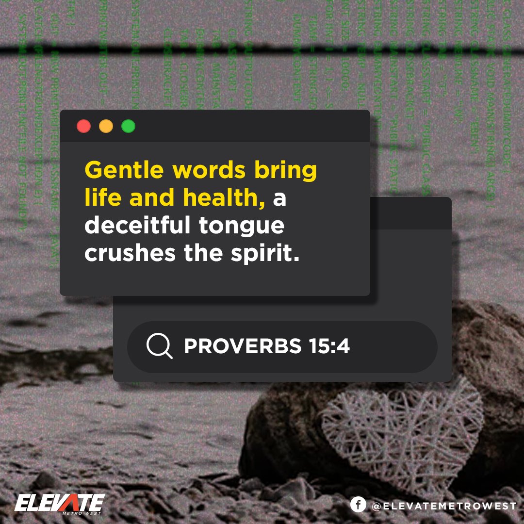 Elevate Makati - Let’s think before we speak, for words...
