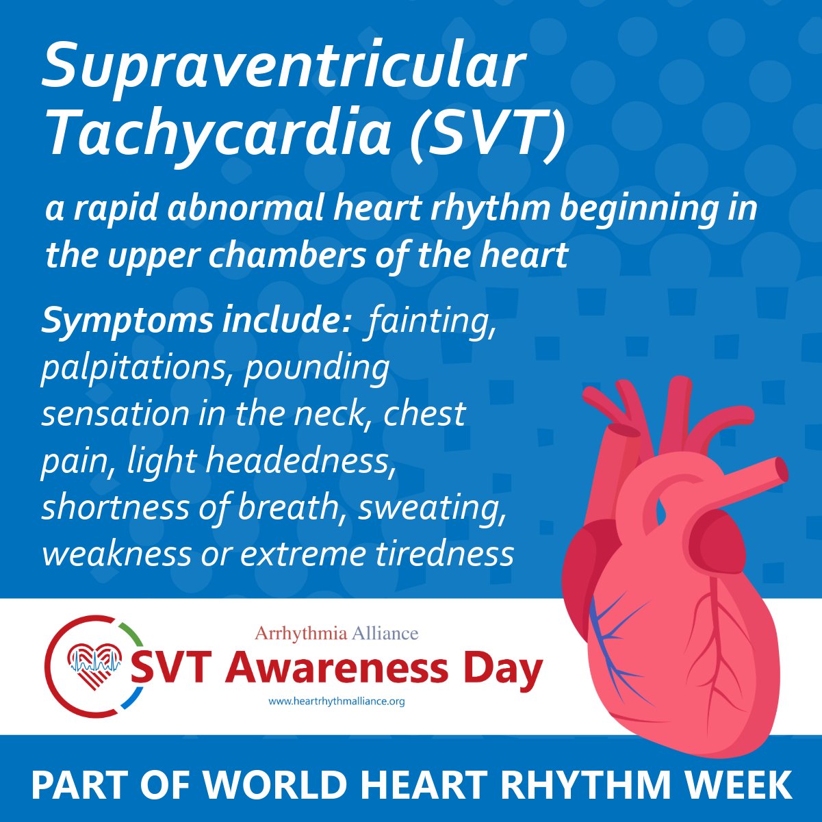 Arrhythmia - Today is SVT Awareness Day, an opportunity to spread ...