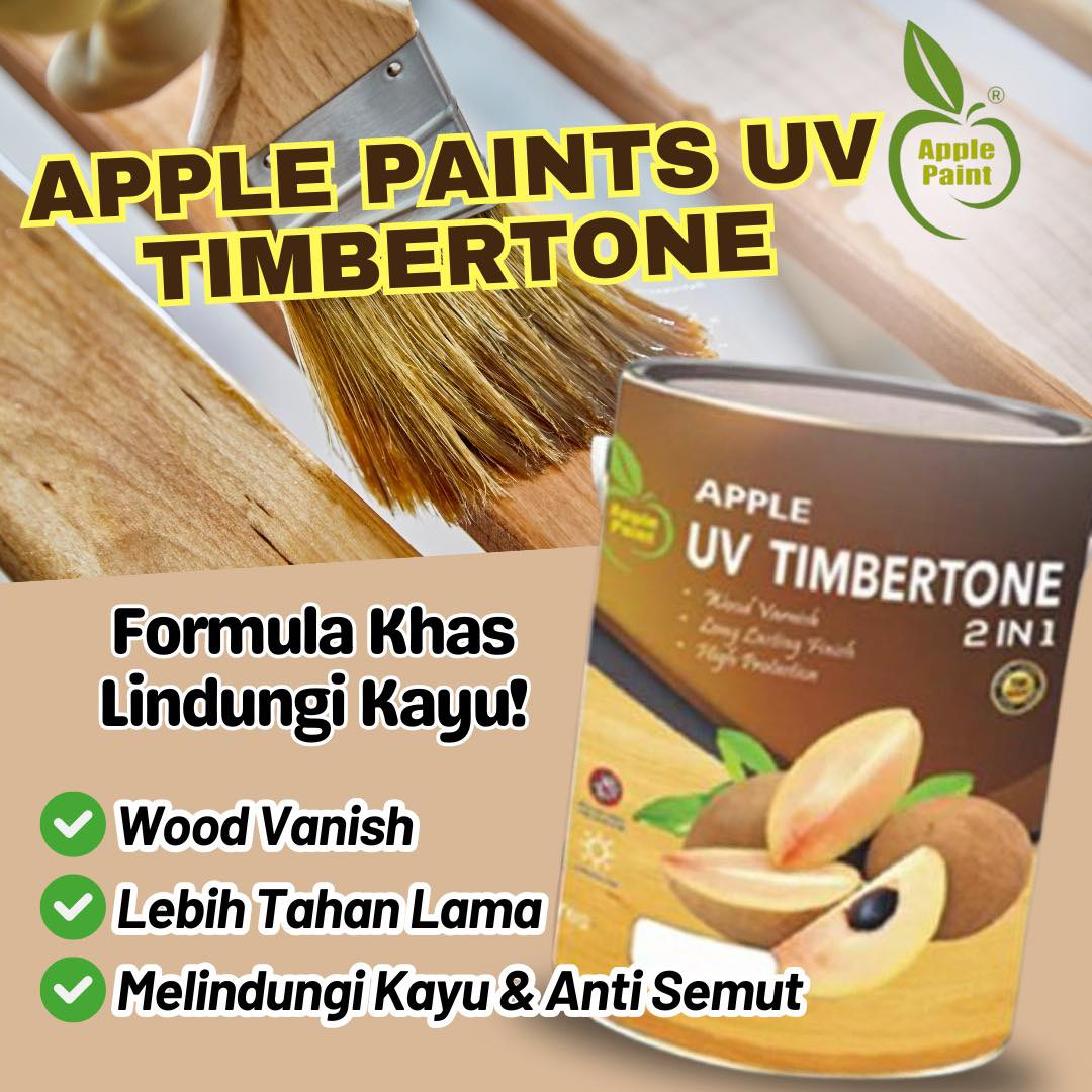 Apple - 🌳 Apple Paints UV Timbertone – Lindungi Kayu Anda Dengan ...