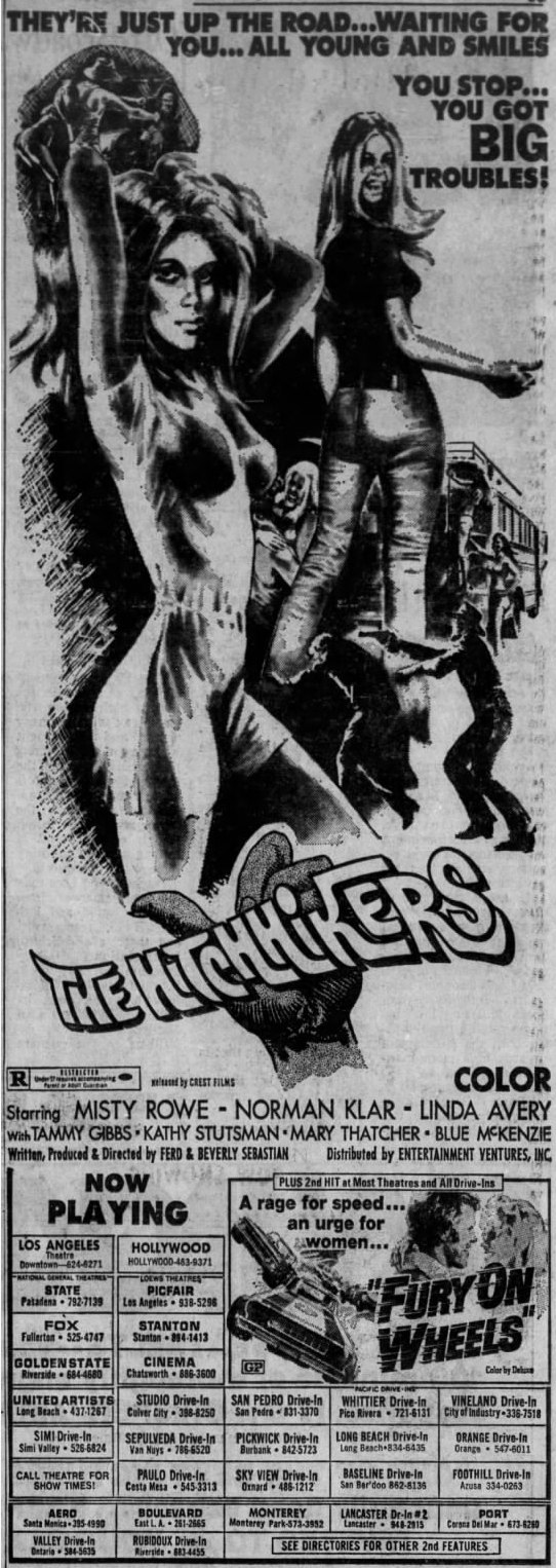 マリリン！！ The zany HITCHHIKERS appeared at Garrisons Gold GrandBlvd 1969-70-71