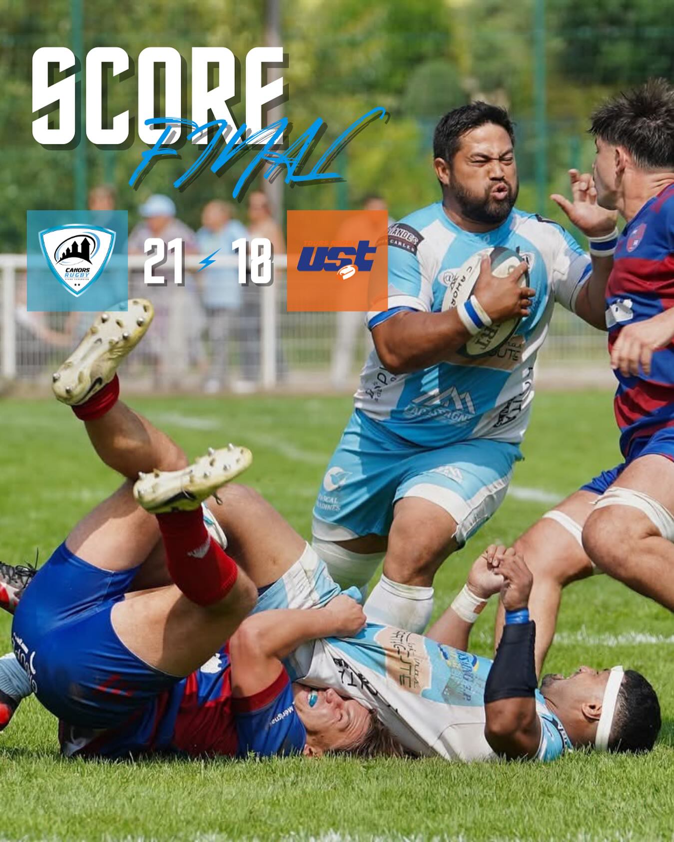 Cahors - 🔵 LE STADE CADURCIEN EN FINALE ! ⚪️ Énorme performance de nos ...