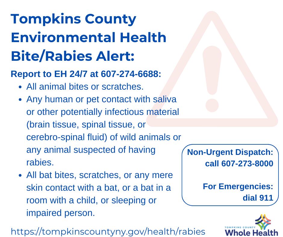 Health Alert:... - Tompkins County Whole Health Department | Facebook