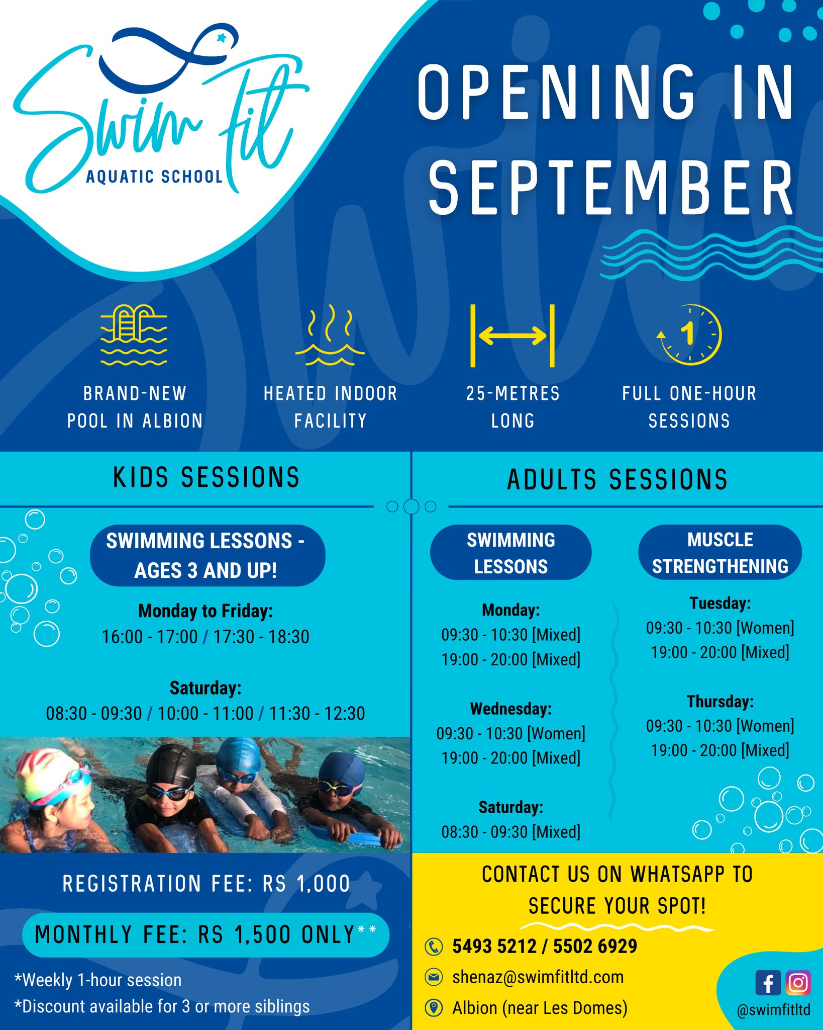 🏊‍♂️ Welcome to SwimFit Aquatic... - SwimFit Aquatic School | Facebook