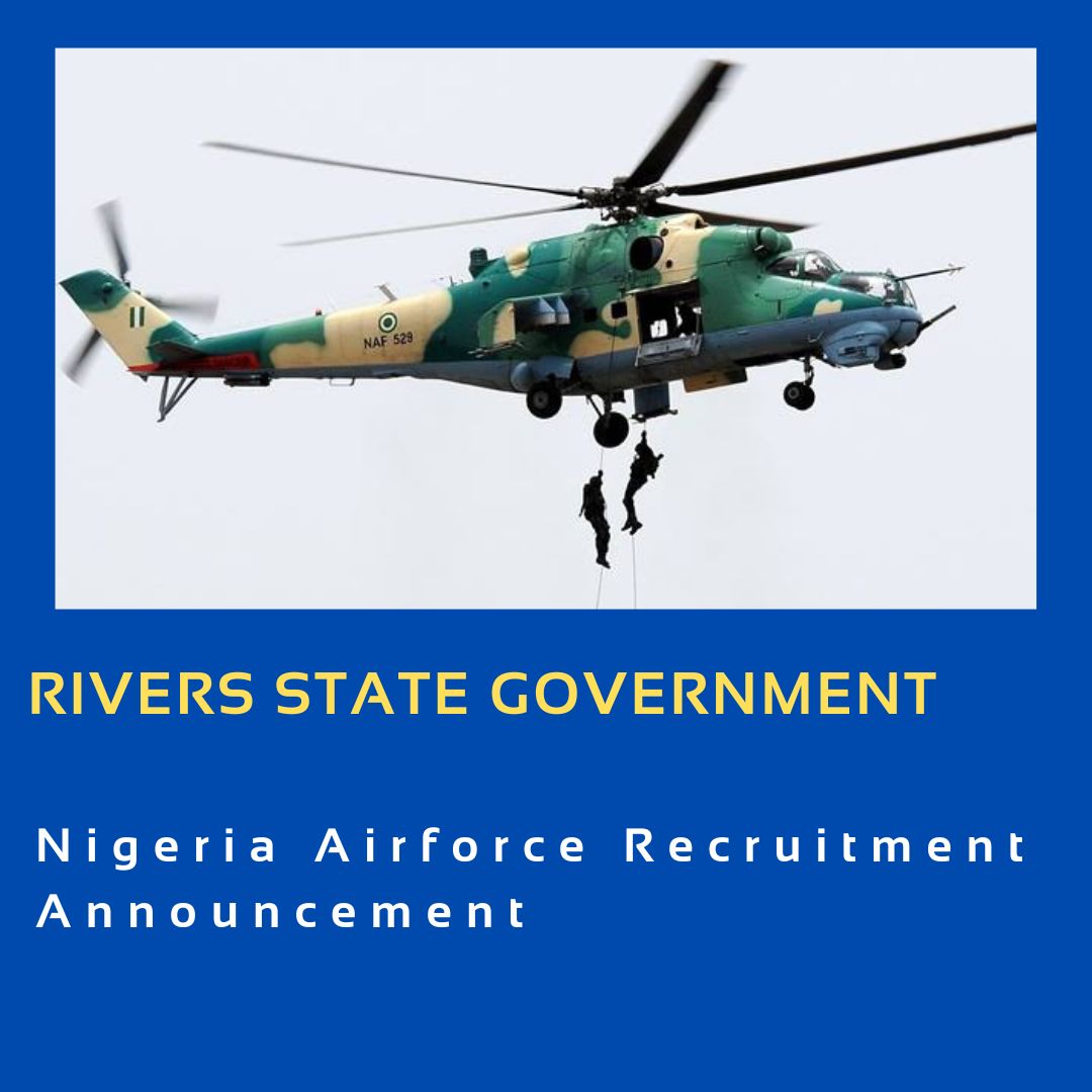 Secretary - RIVERS STATE GOVERNMENT MILITARY RECRUITMENT This is to ...